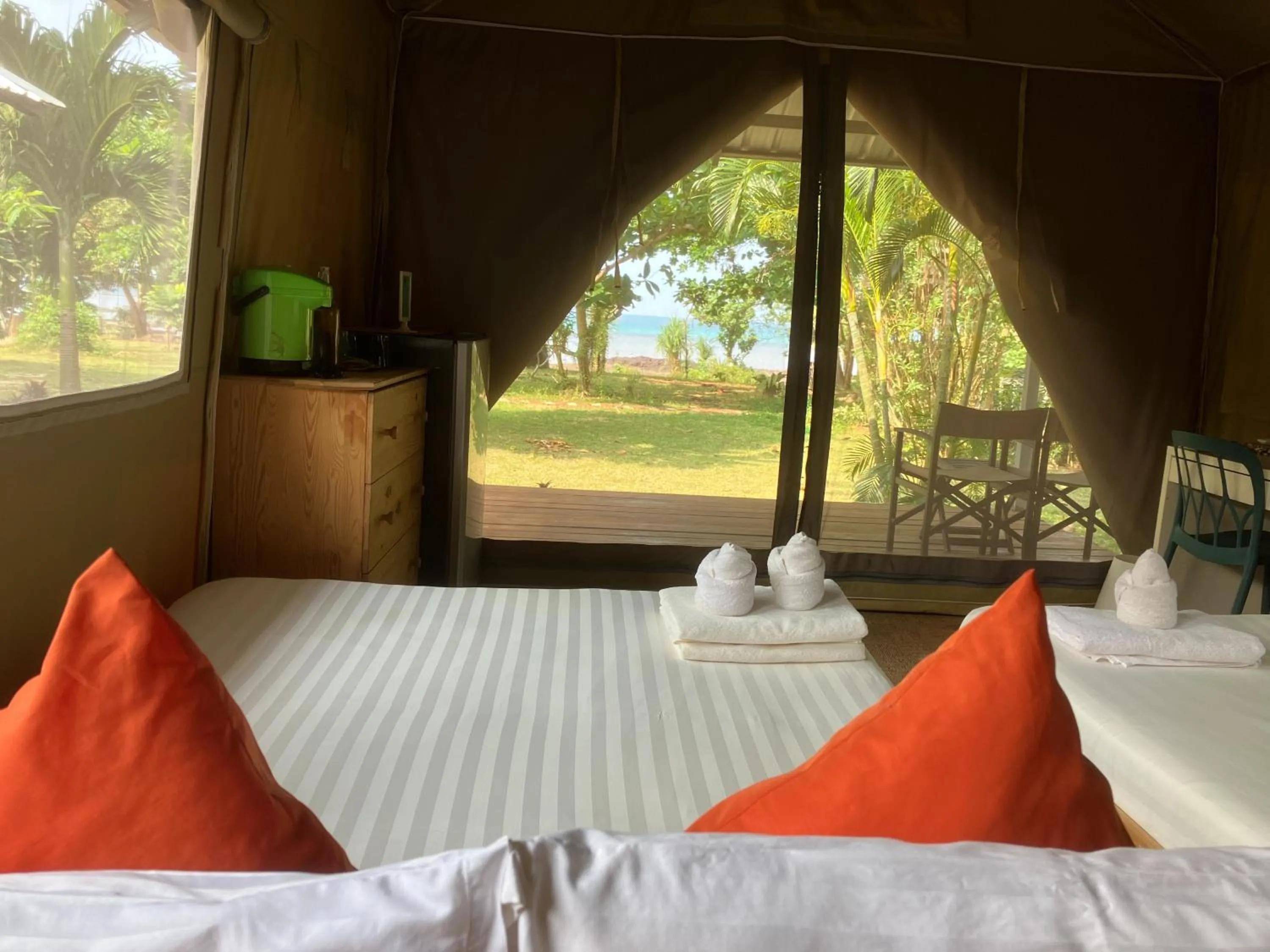 Bed in Naivacha Tent Koh Mak