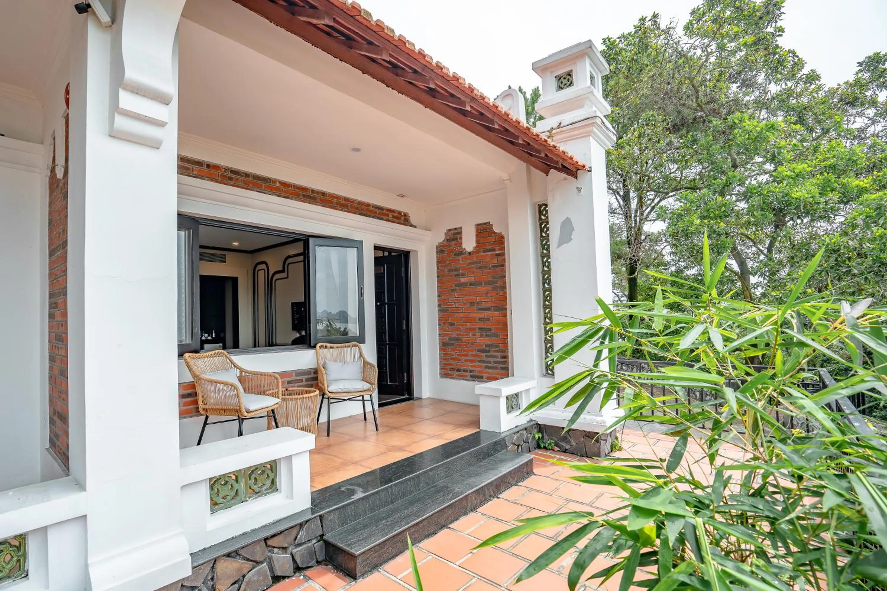 Patio in Tuan Chau Resort Ha Long