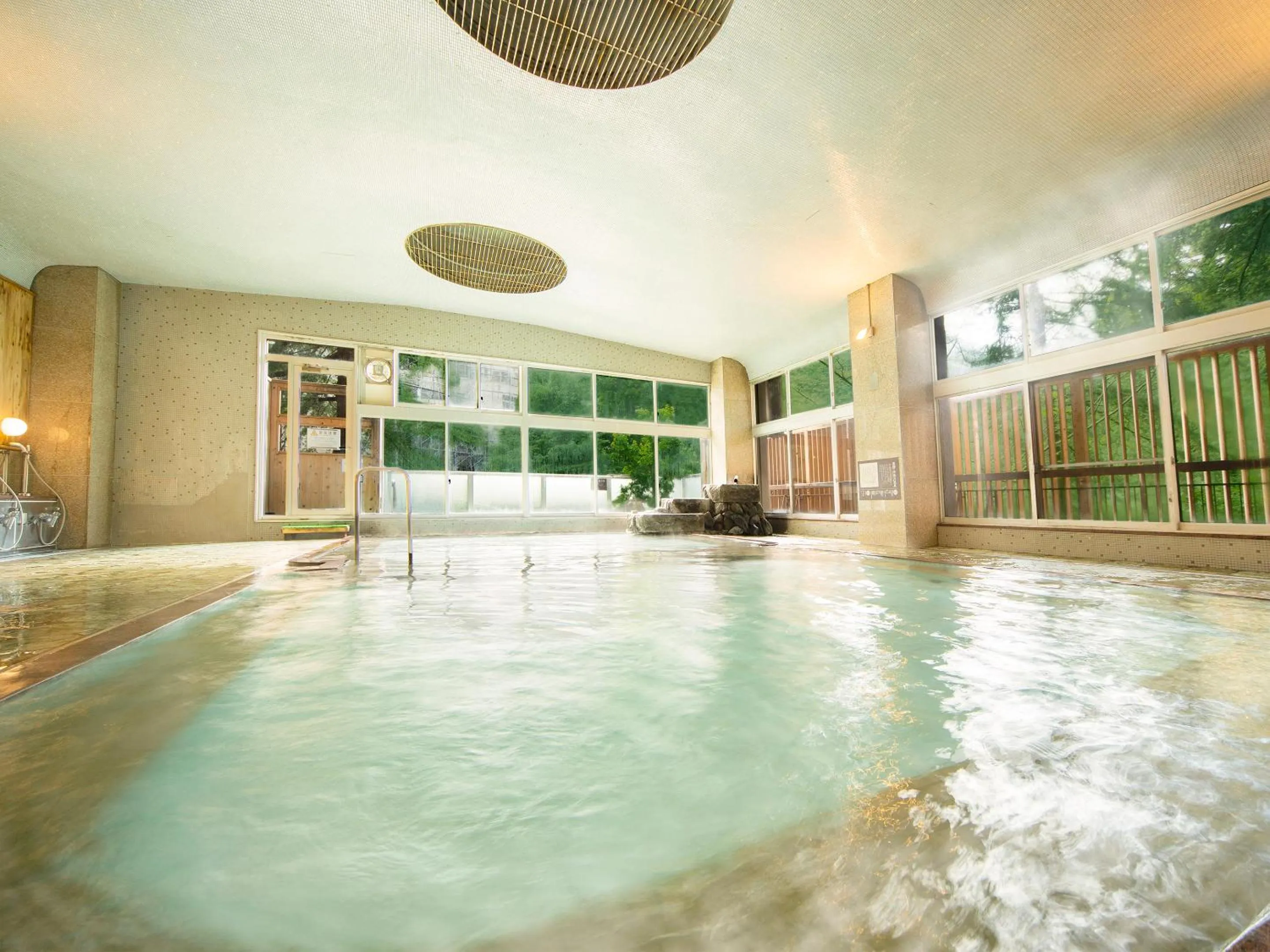 Hot Spring Bath in Ooedo Onsen Monogatari Unazuki Grand Hotel