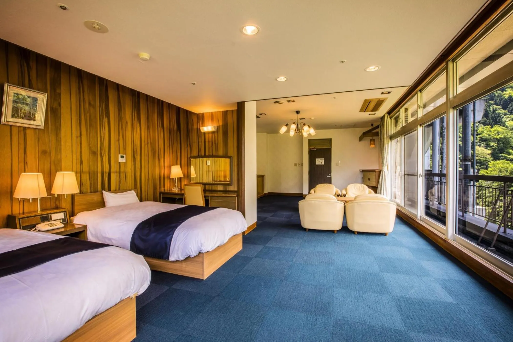 Photo of the whole room, Bed in Ooedo Onsen Monogatari Unazuki Grand Hotel