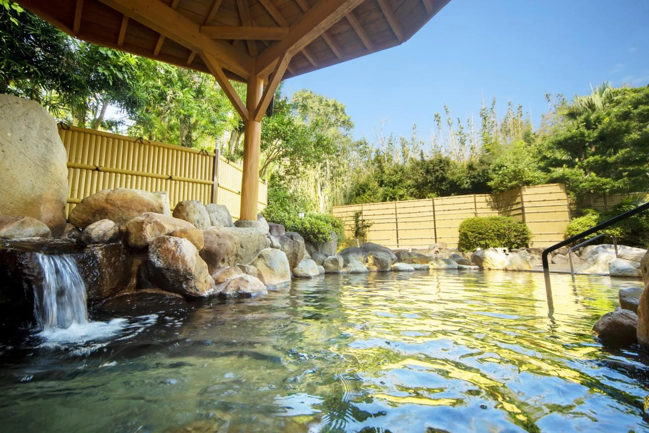 Hot Spring Bath in Ooedo Onsen Monogatari Hotel Ranpu