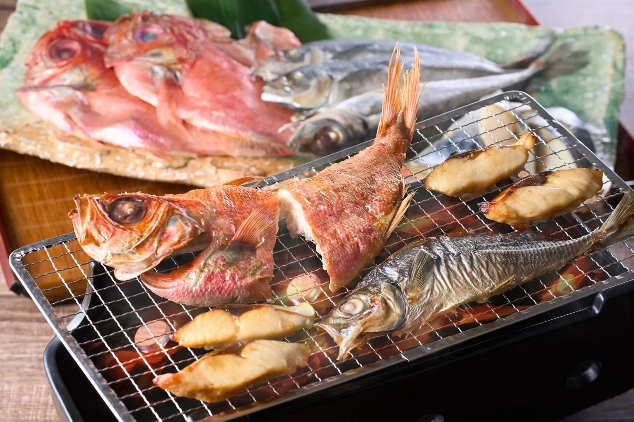 Breakfast in Ooedo Onsen Monogatari Hotel Ranpu