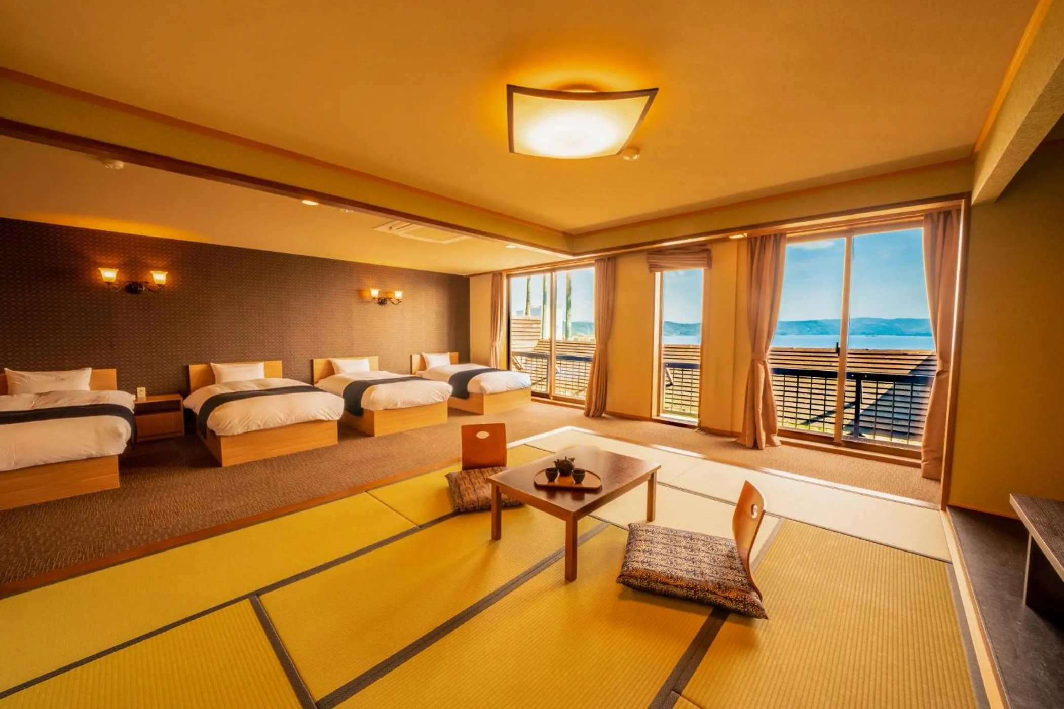 Photo of the whole room, Bed in Ooedo Onsen Monogatari Hotel Ranpu