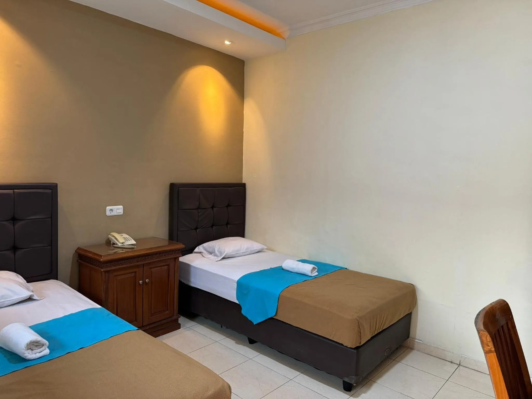 Bed in Hotel Priangan