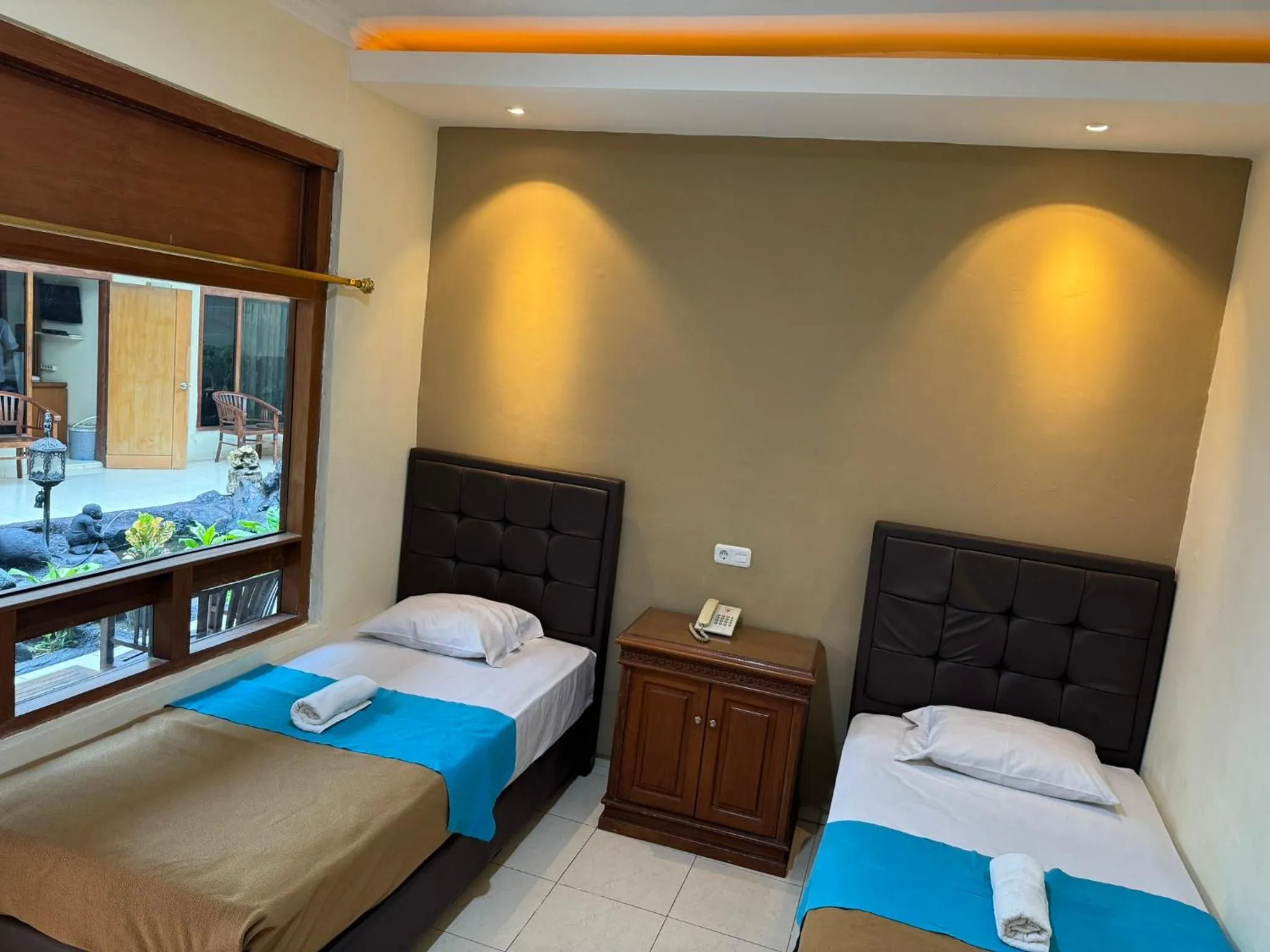 Bed in Hotel Priangan