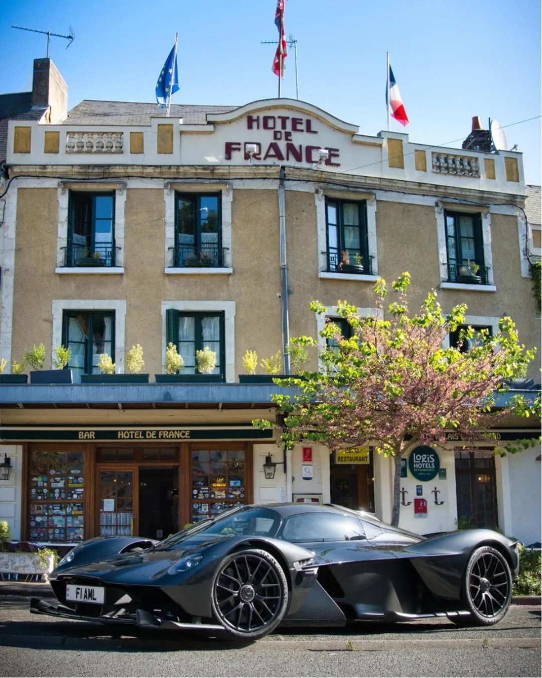 Property building in Logis Hotel De France