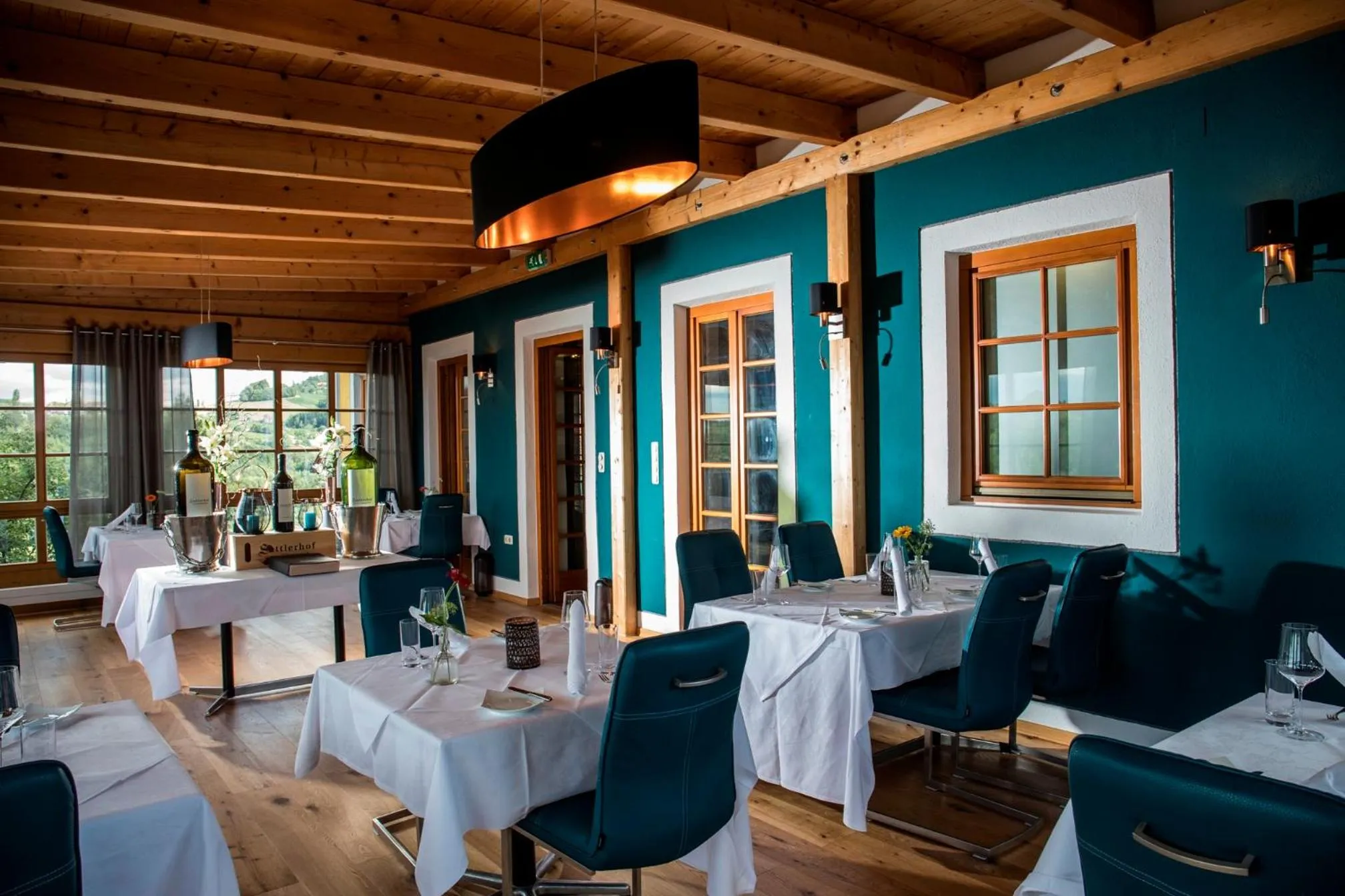 Restaurant/places to eat in Sattlerhof Genießerhotel & Weingut