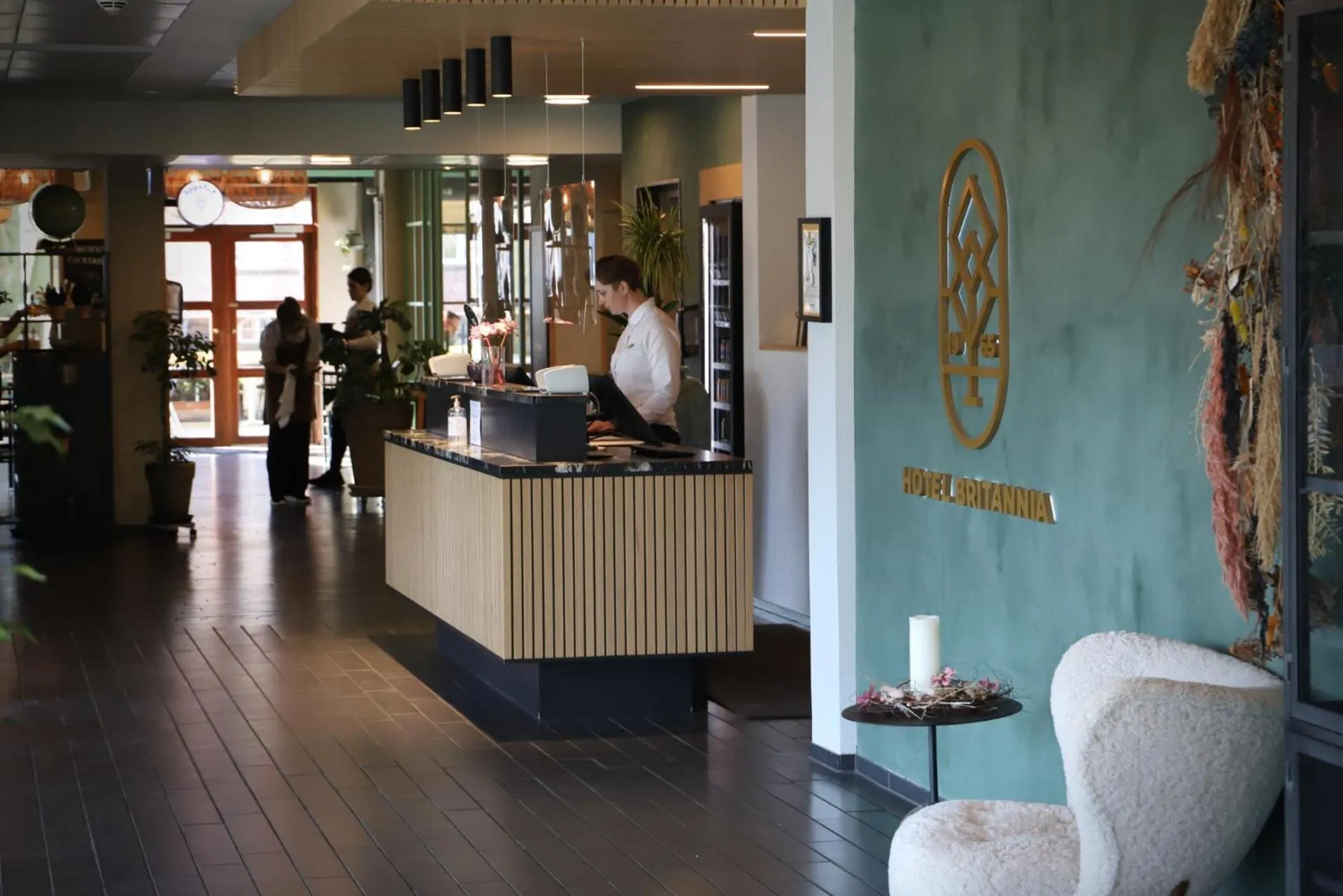 Lobby or reception in Hotel Britannia