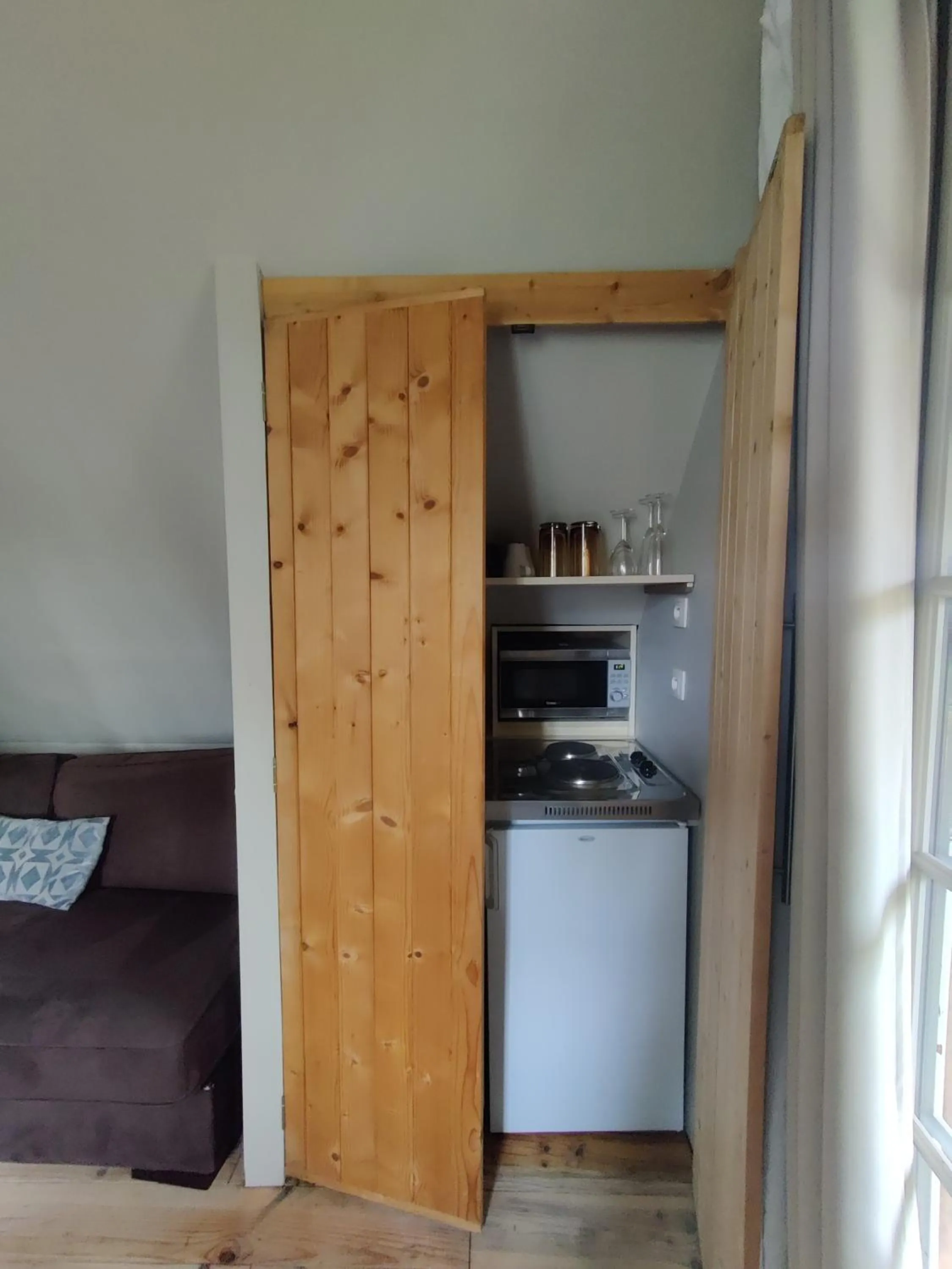 Kitchen or kitchenette in Clos Masure hôtel de campagne