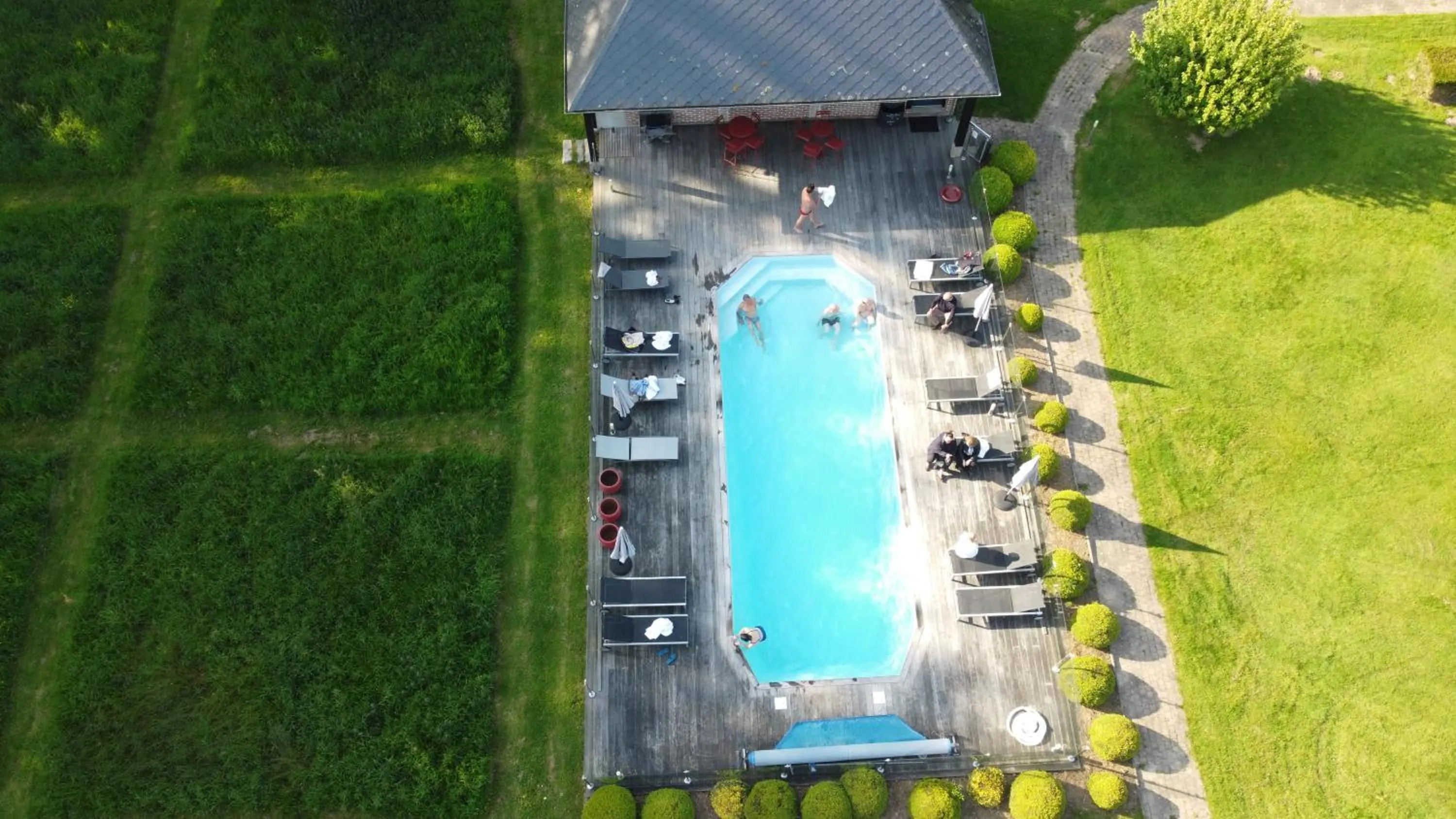 Bird's eye view in Clos Masure hôtel de campagne