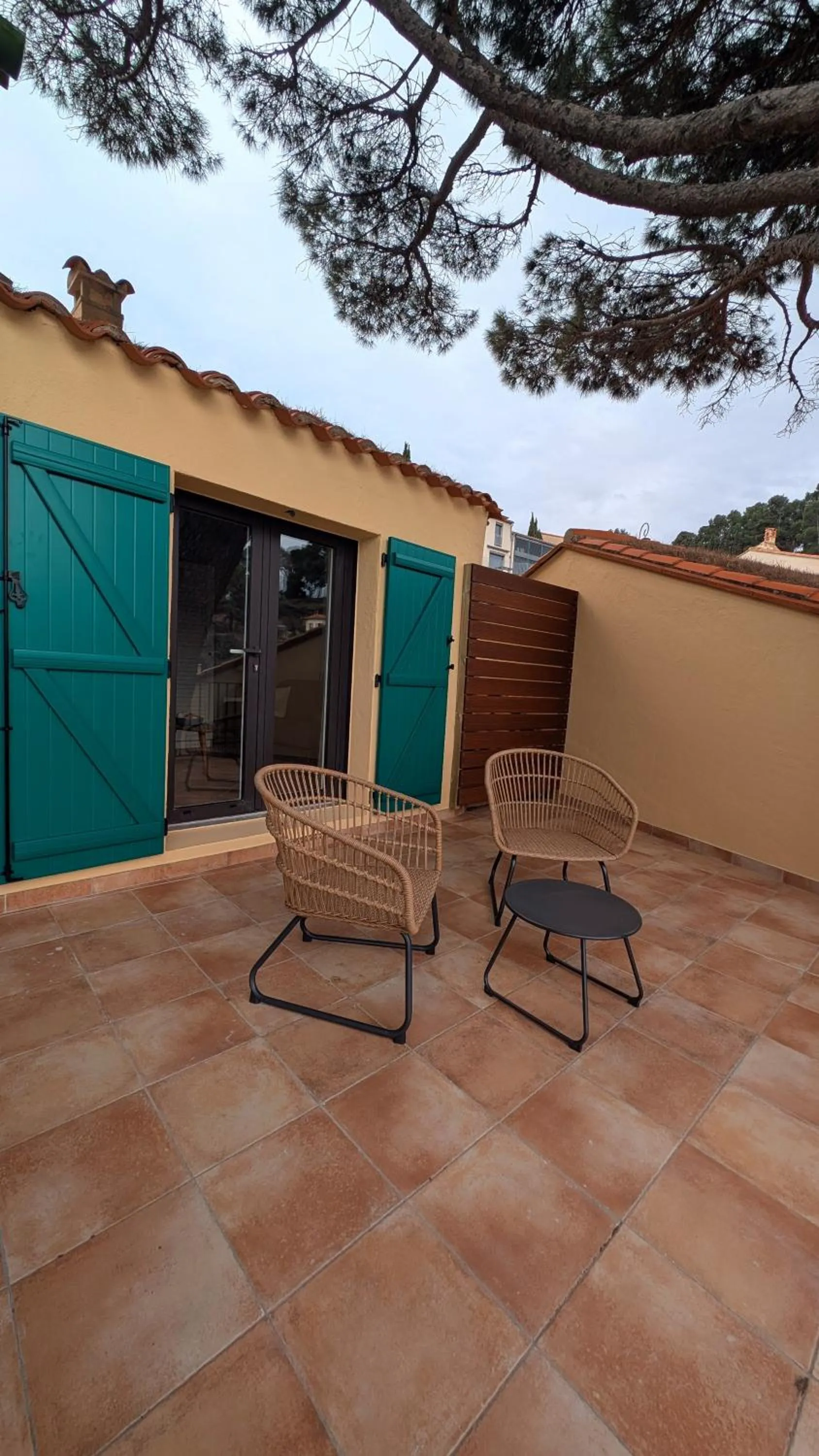 Balcony/Terrace in Le Relais Des Trois Mas
