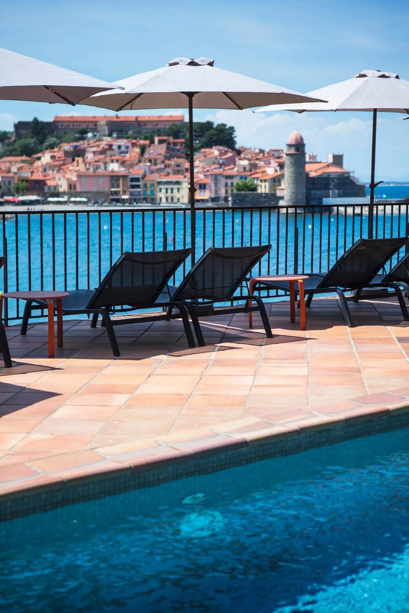 Swimming pool in Le Relais Des Trois Mas