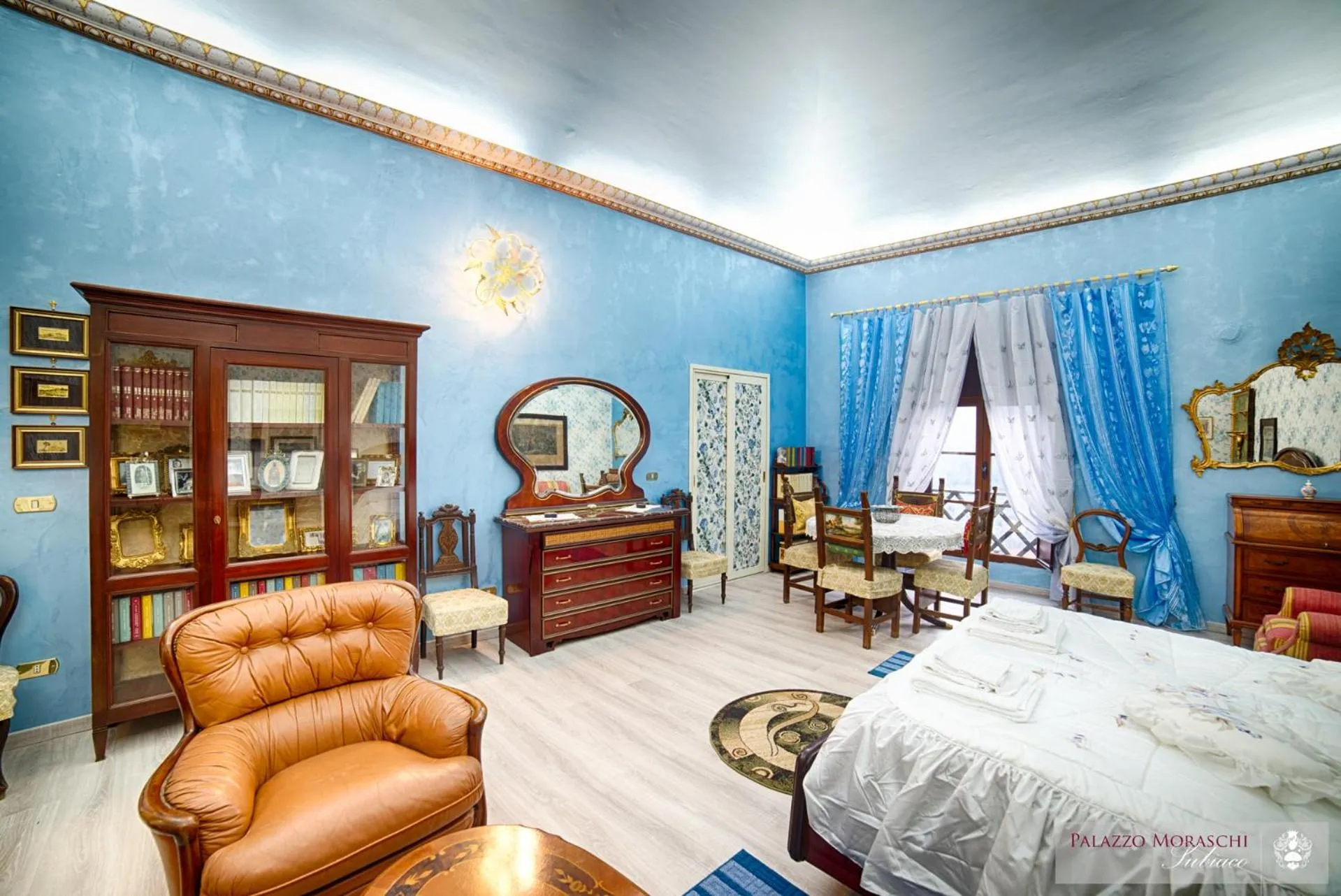Bed in Palazzo Moraschi Subiaco
