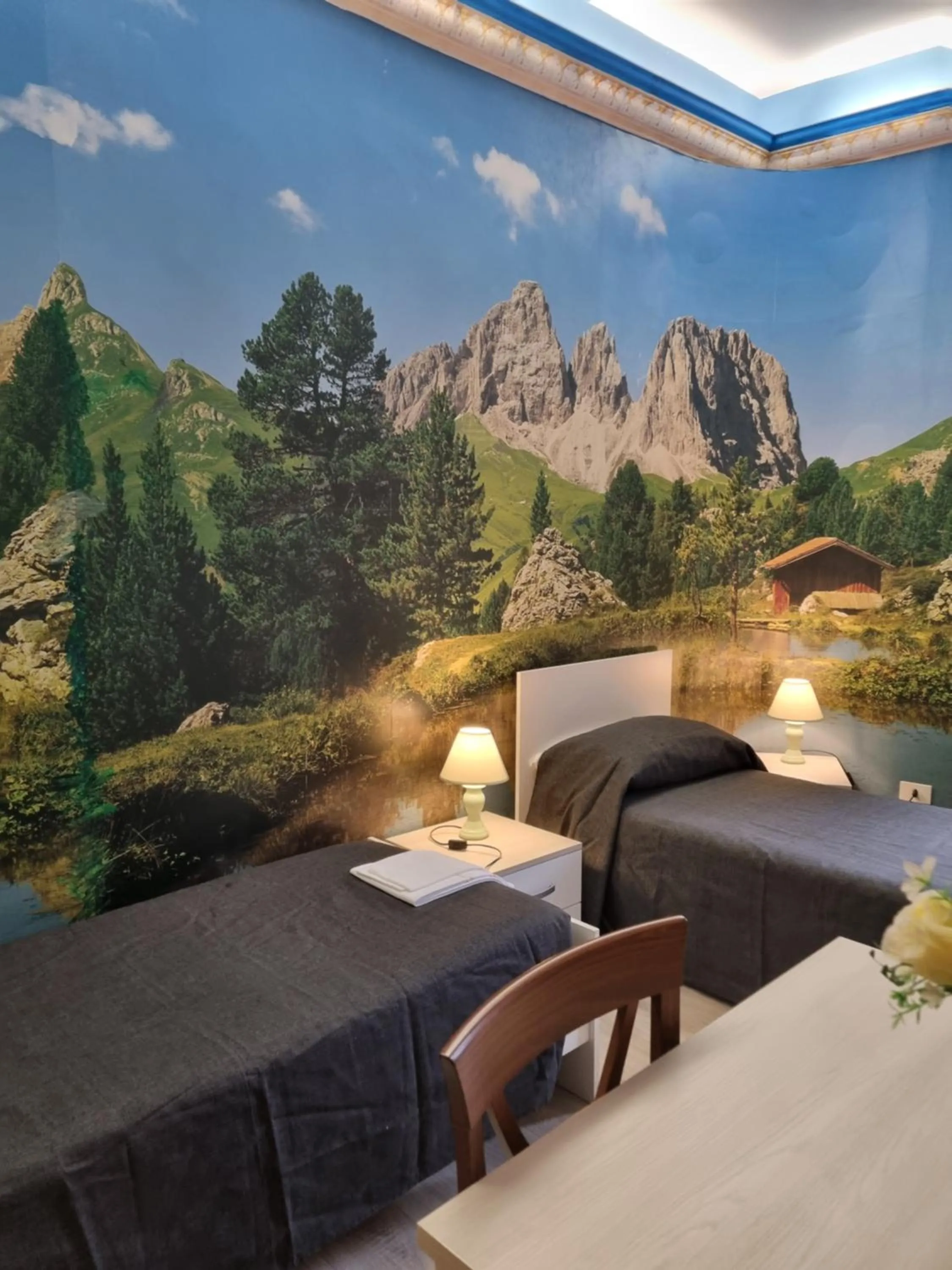 Bedroom, Bed in Palazzo Moraschi Subiaco