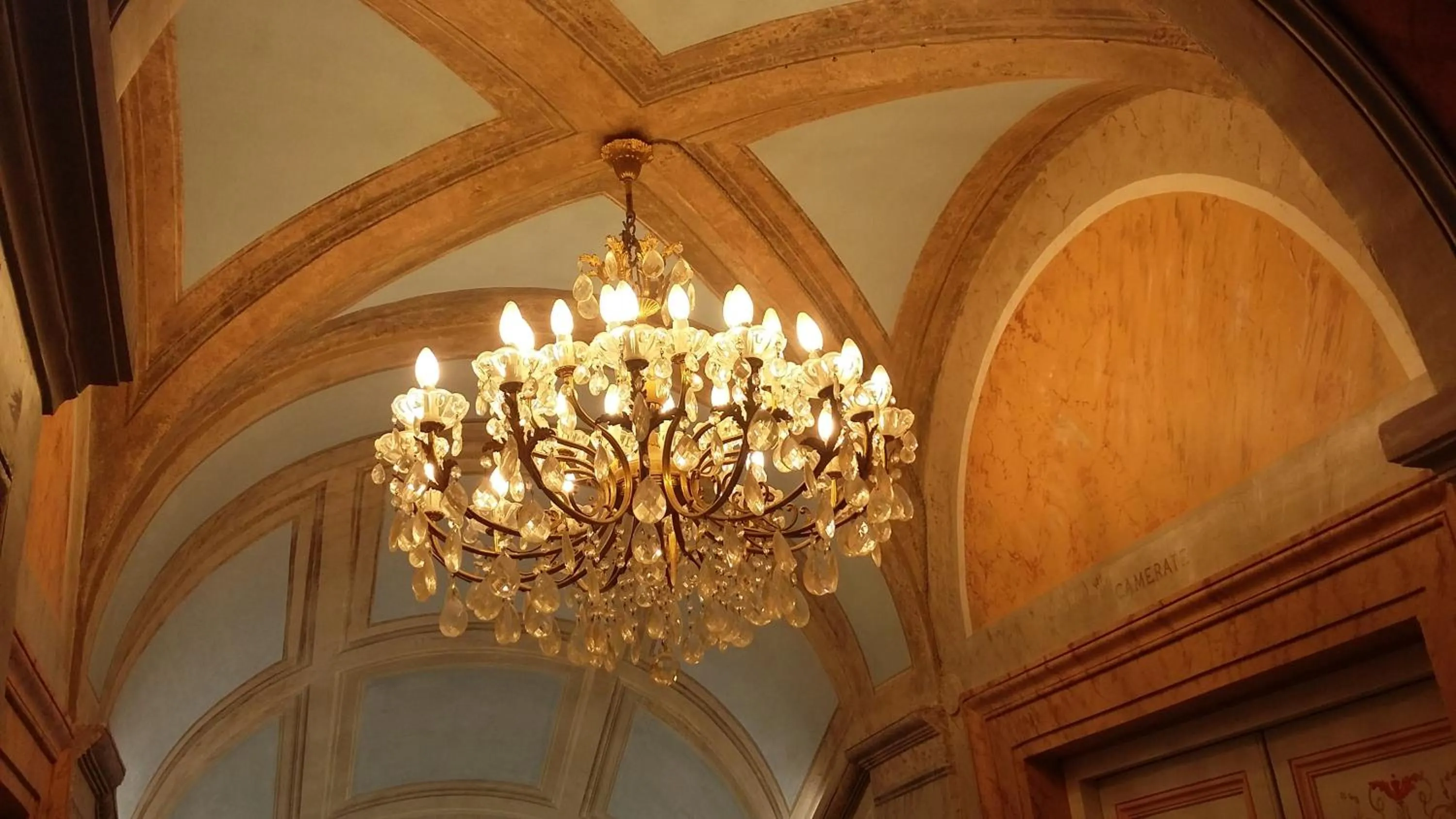 Decorative detail in Palazzo Moraschi Subiaco