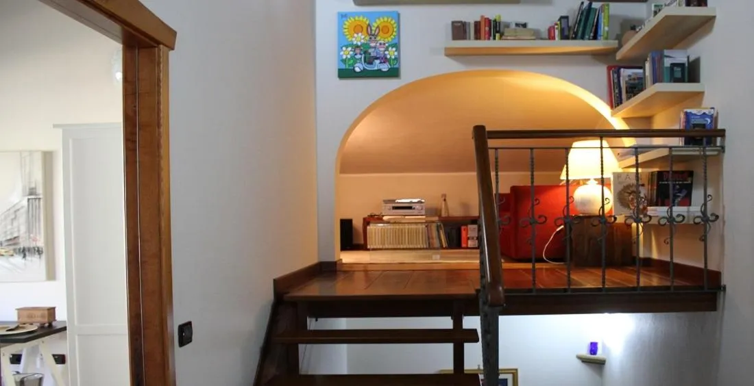 Communal lounge/ TV room in B&B Martina