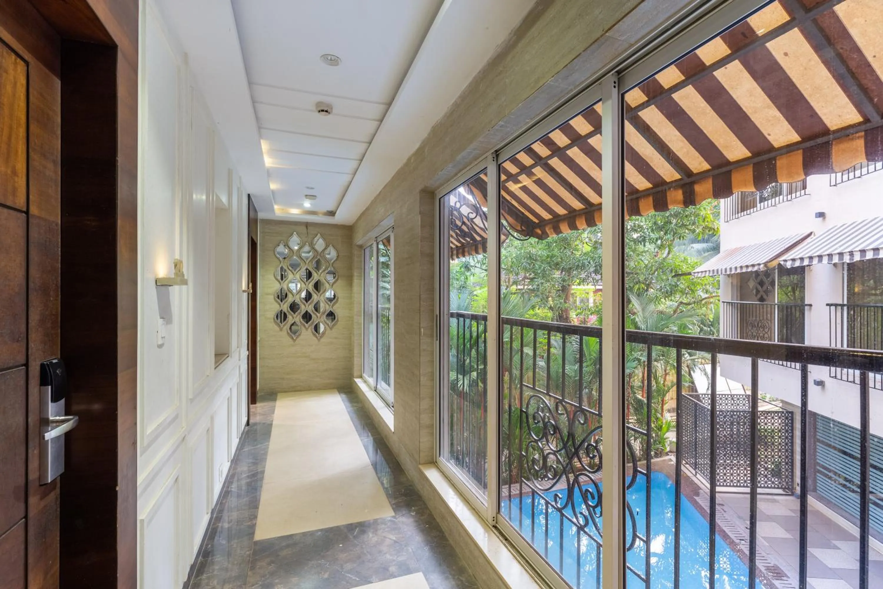 Patio in Meritas Grand Inn Calangute