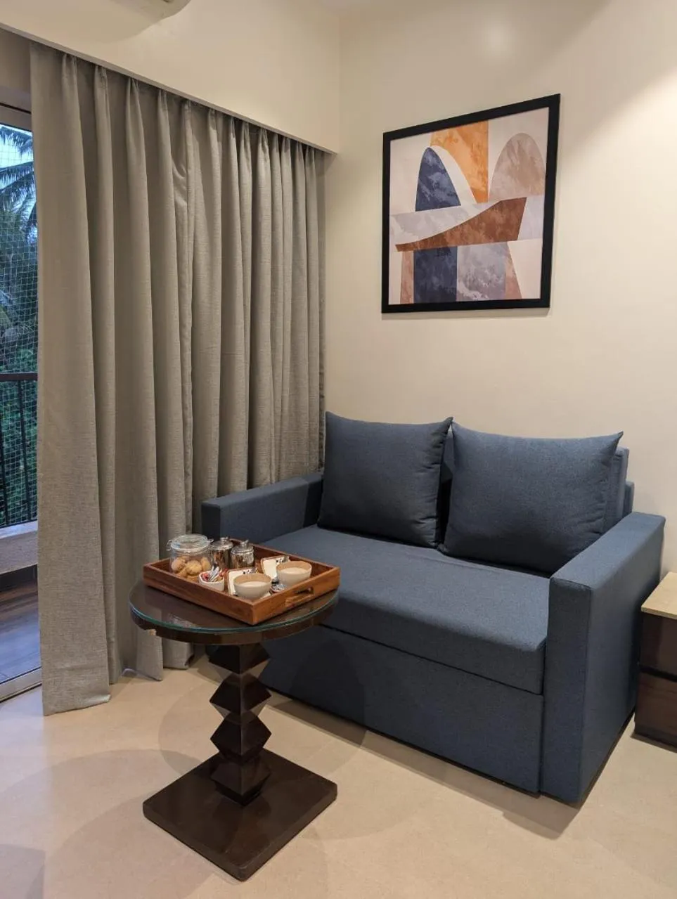 Seating area in Meritas Grand Inn Calangute