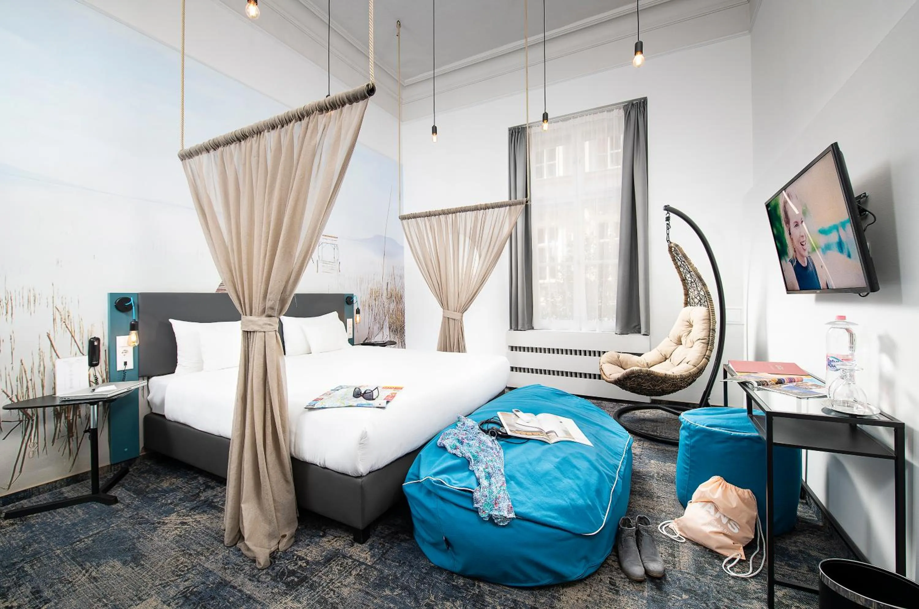 Bed in Three Corners Hotel Anna