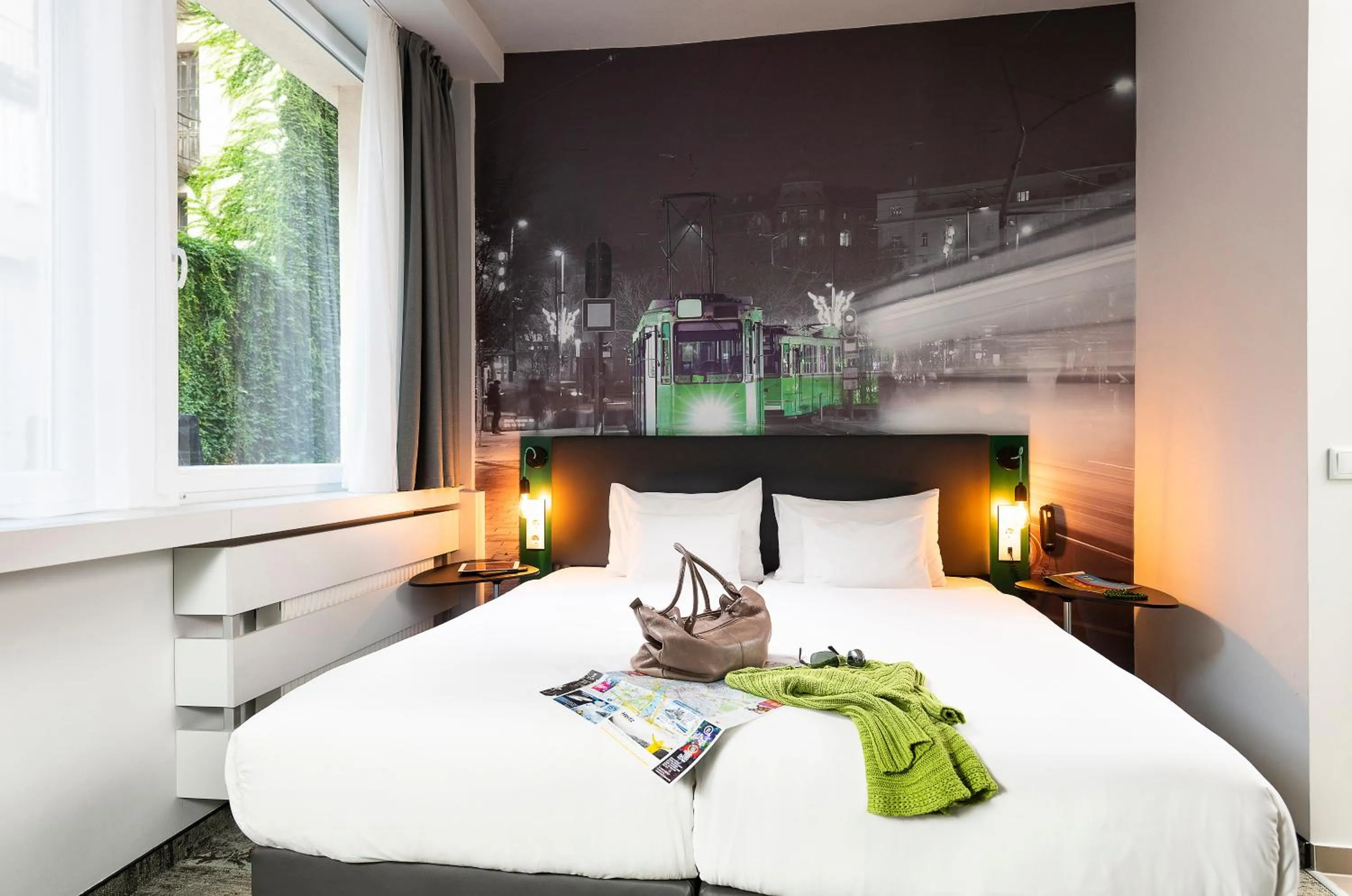 Bed in Three Corners Hotel Anna