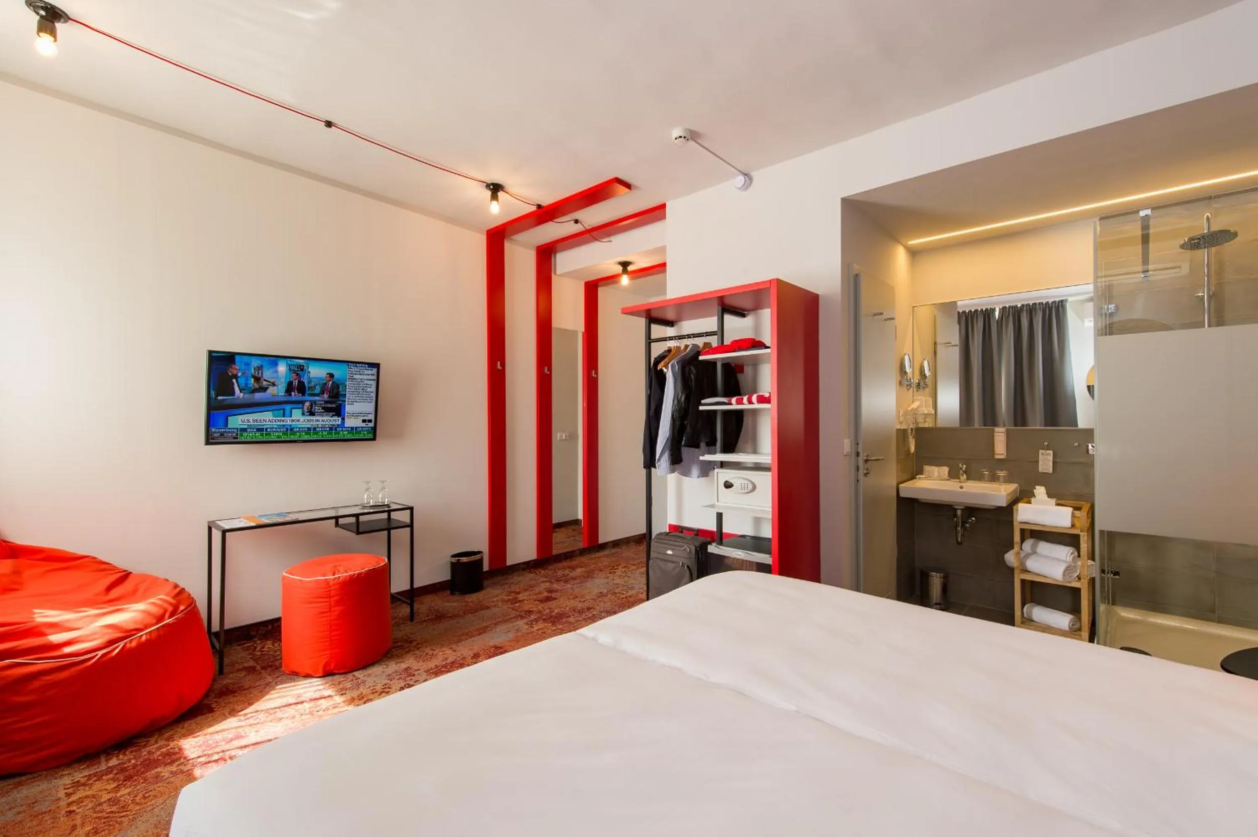 Bed in Three Corners Hotel Anna