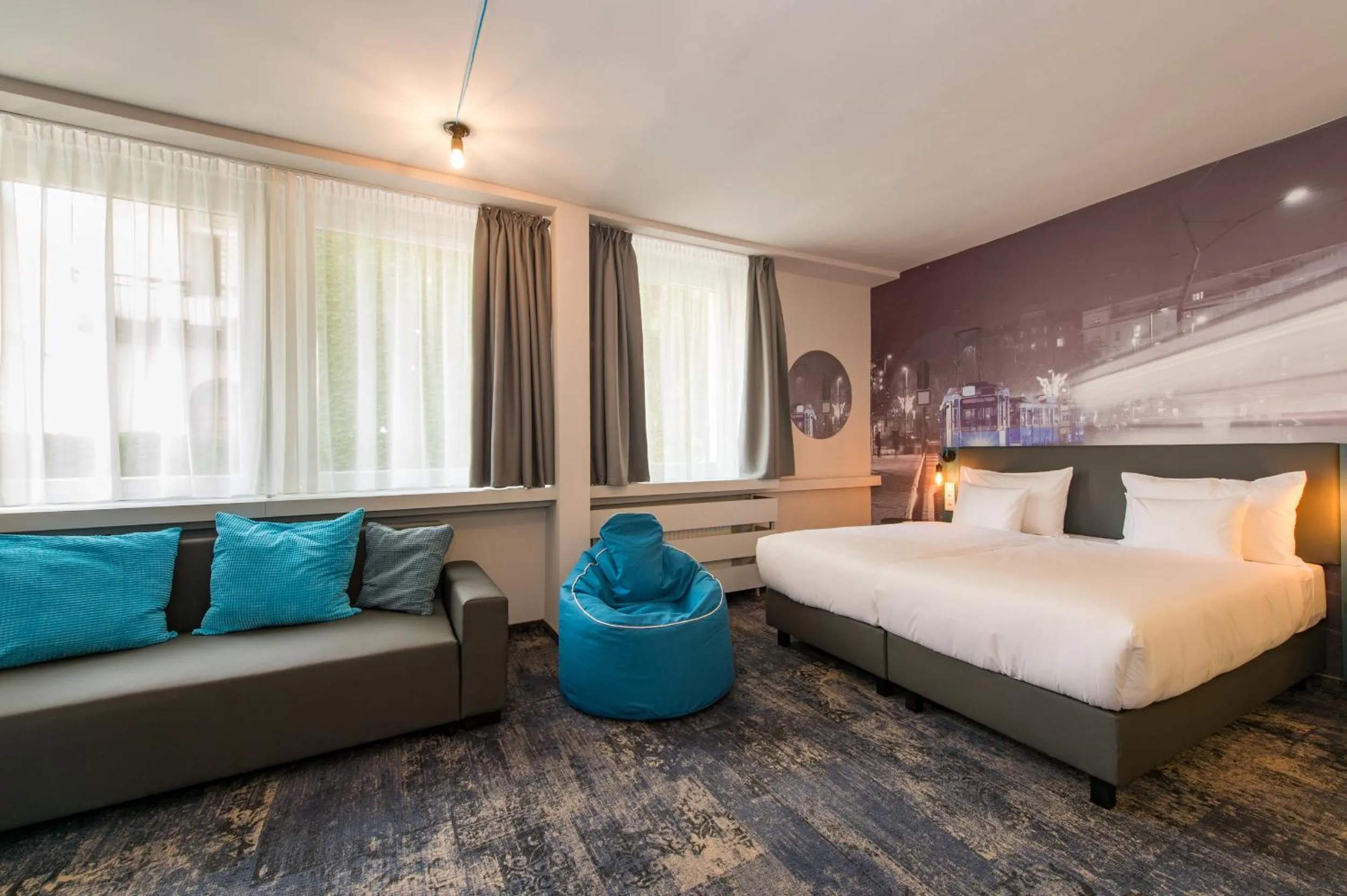 Bed in Three Corners Hotel Anna