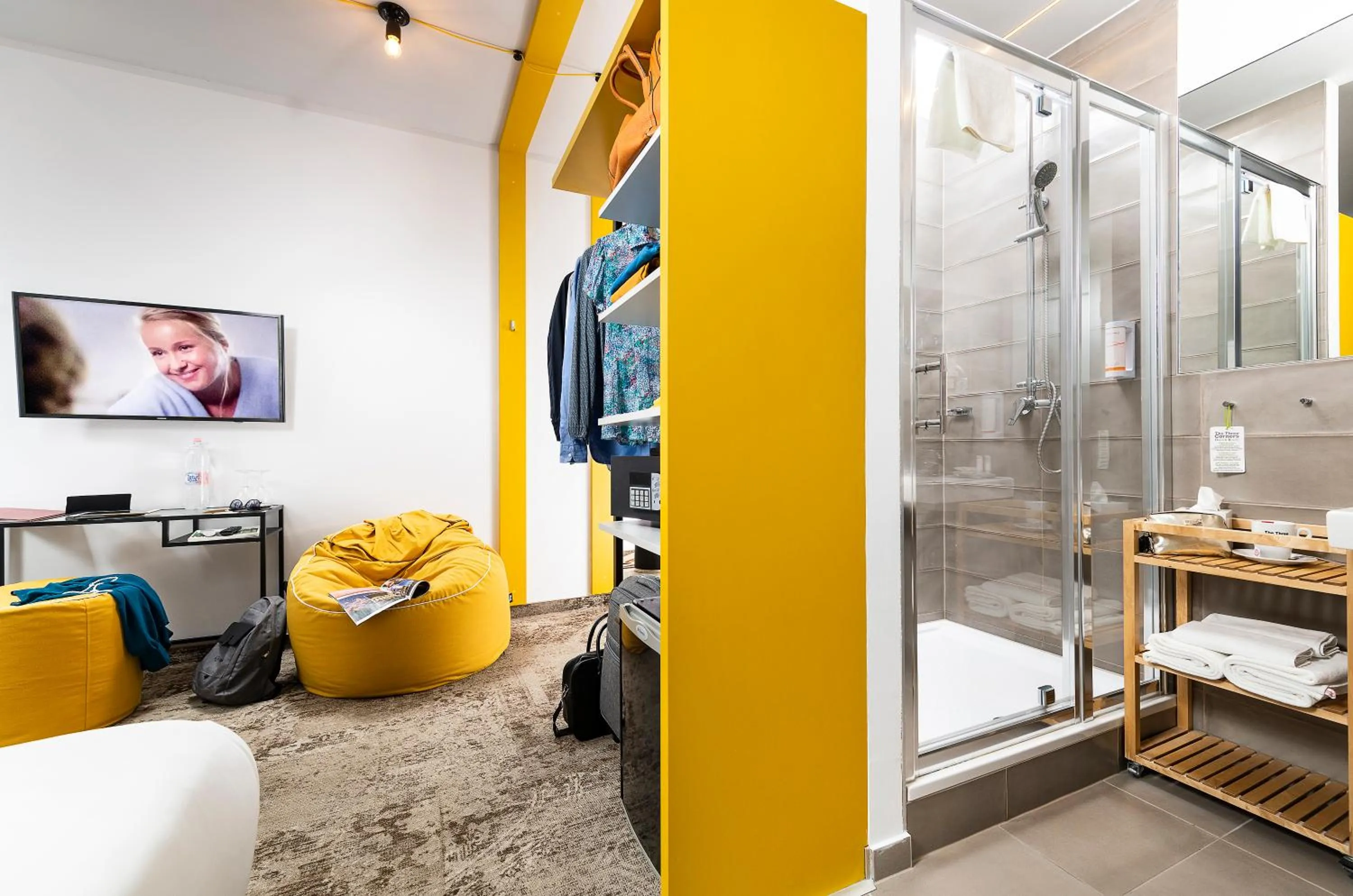 Bathroom in Three Corners Hotel Anna