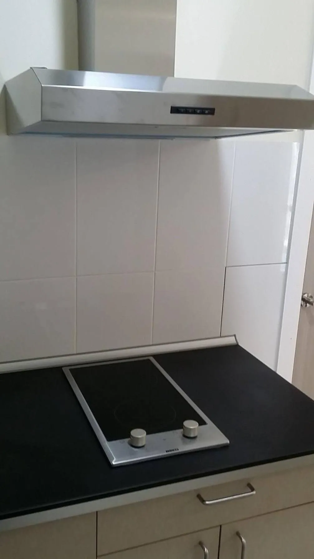 Kitchen or kitchenette in Camping San Javier