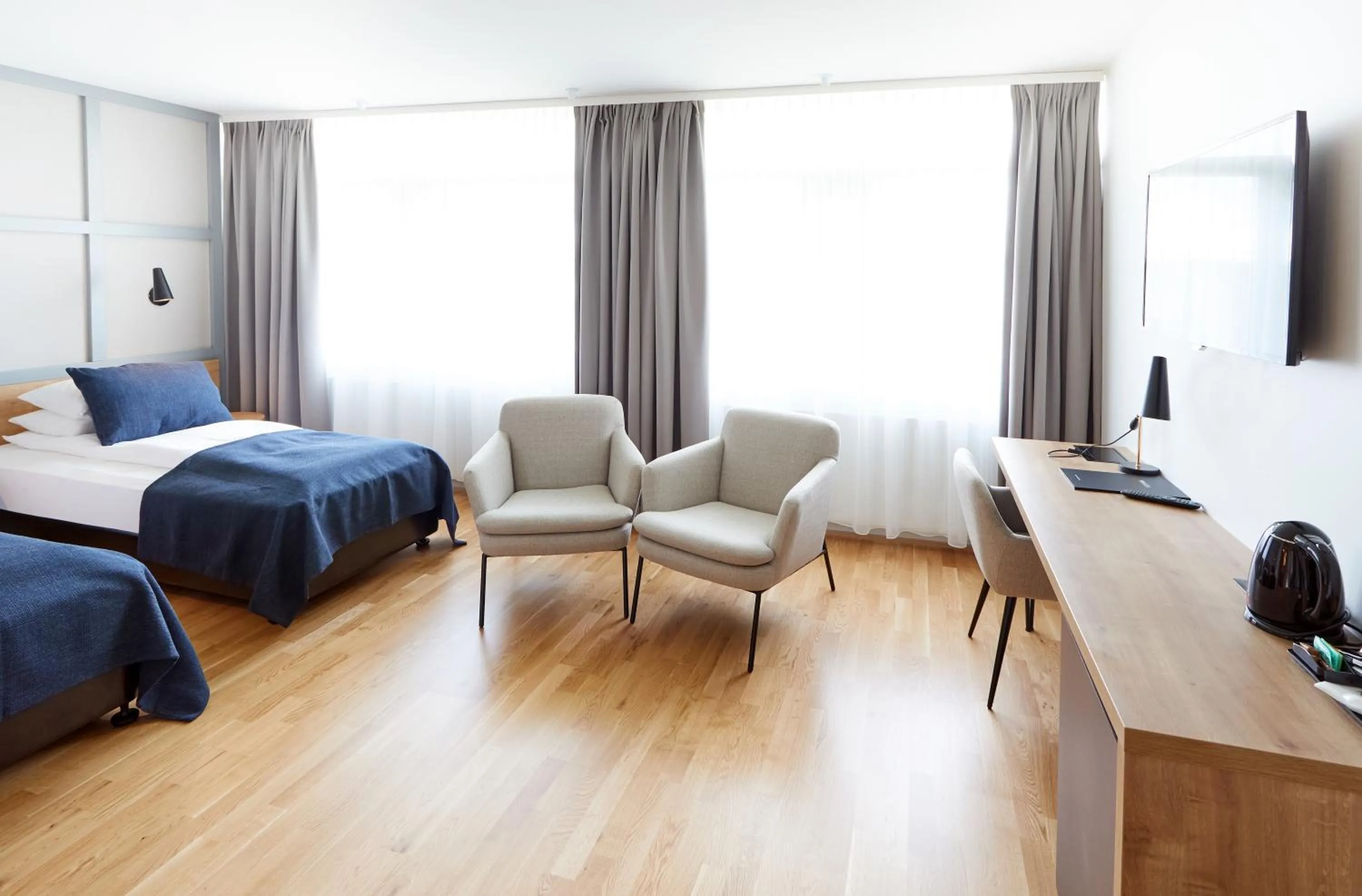 Bedroom, Bed in Fosshotel Reykholt