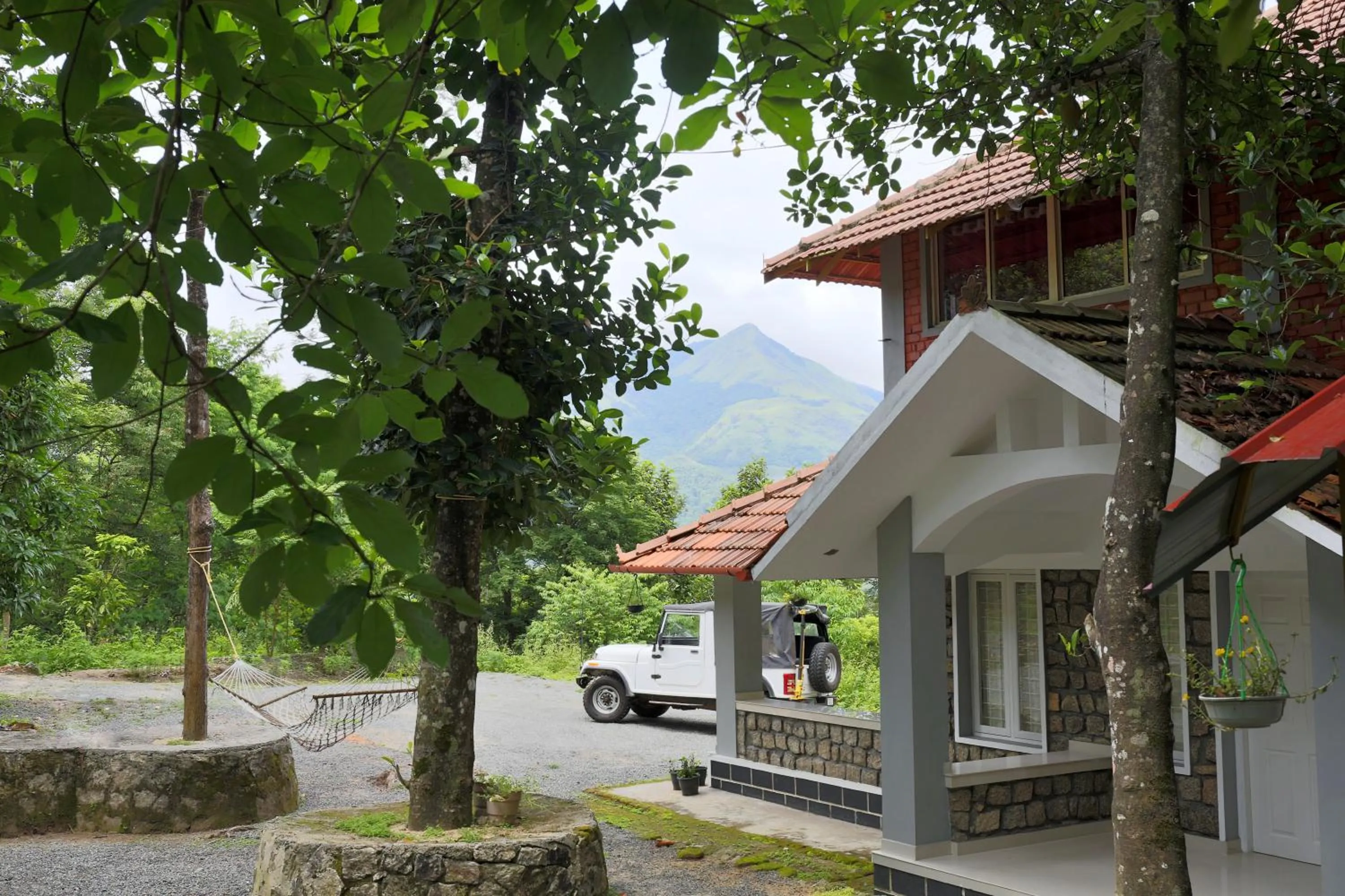 Natural landscape in Rock Haven Wayanad