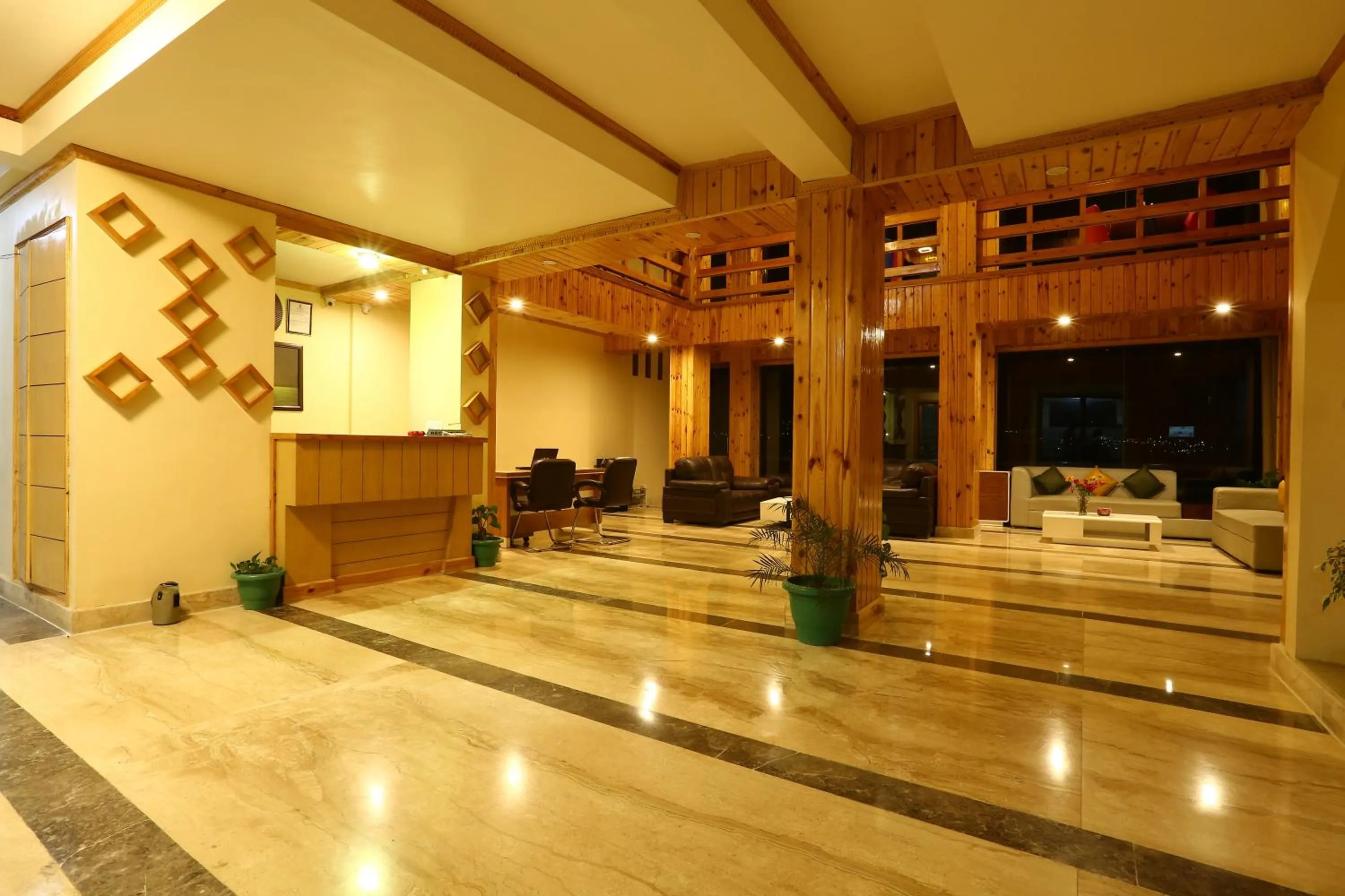 Lobby or reception in The Byke Nature Vilas Pure Veg