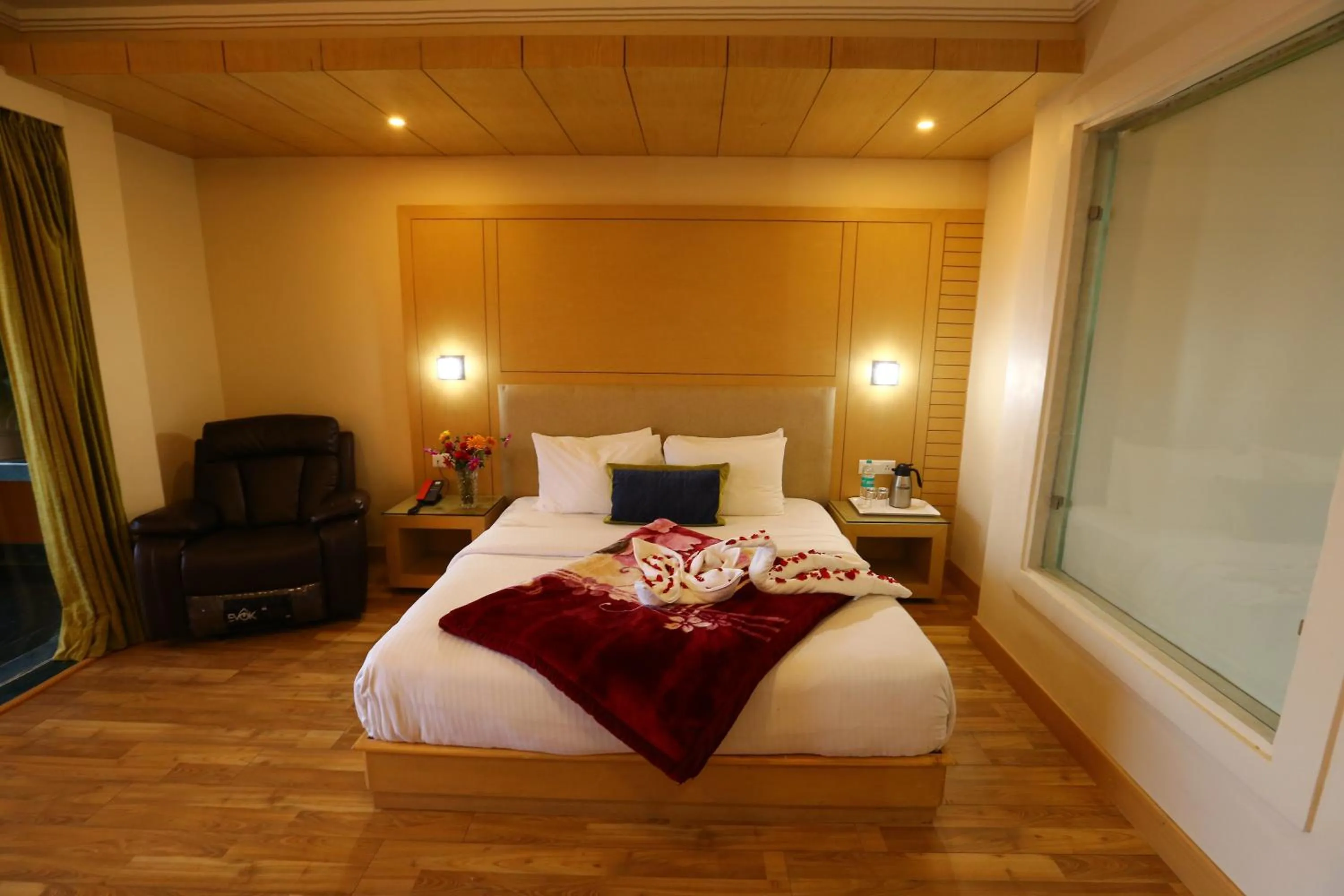 Bed in The Byke Nature Vilas Pure Veg