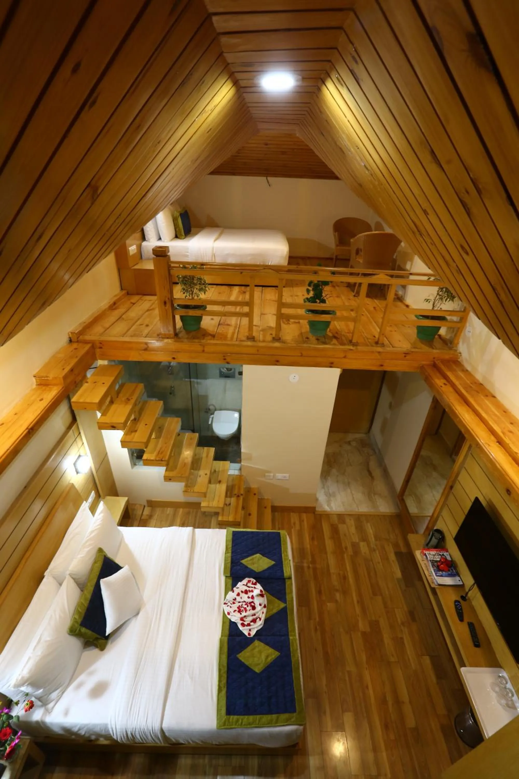 Bed in The Byke Nature Vilas Pure Veg