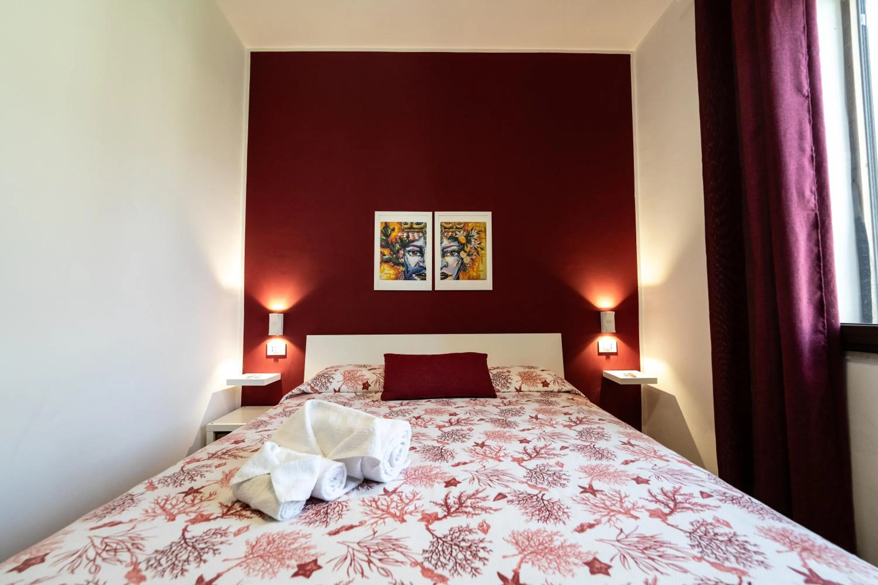 Bed in Villa Giulia Tonnara di Bonagia