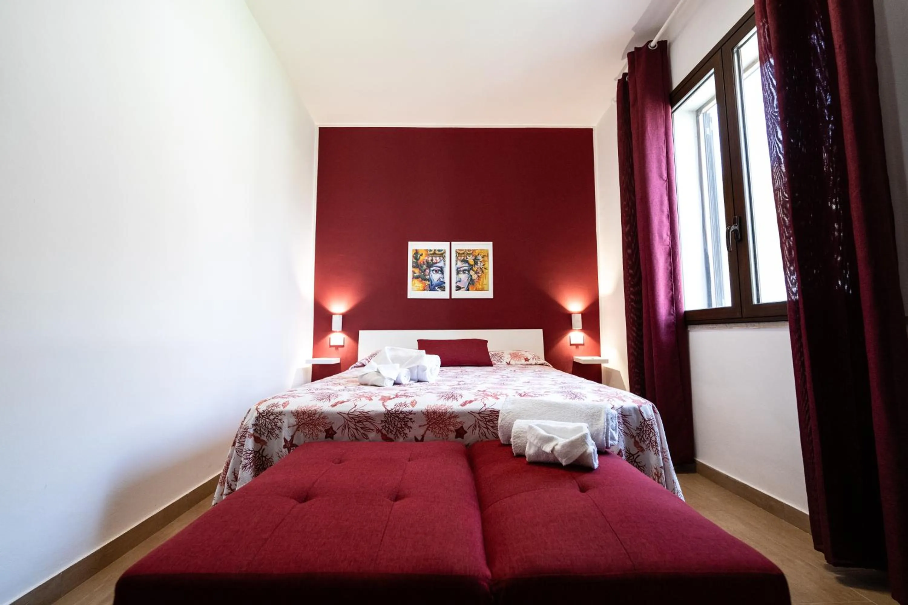 Bed in Villa Giulia Tonnara di Bonagia