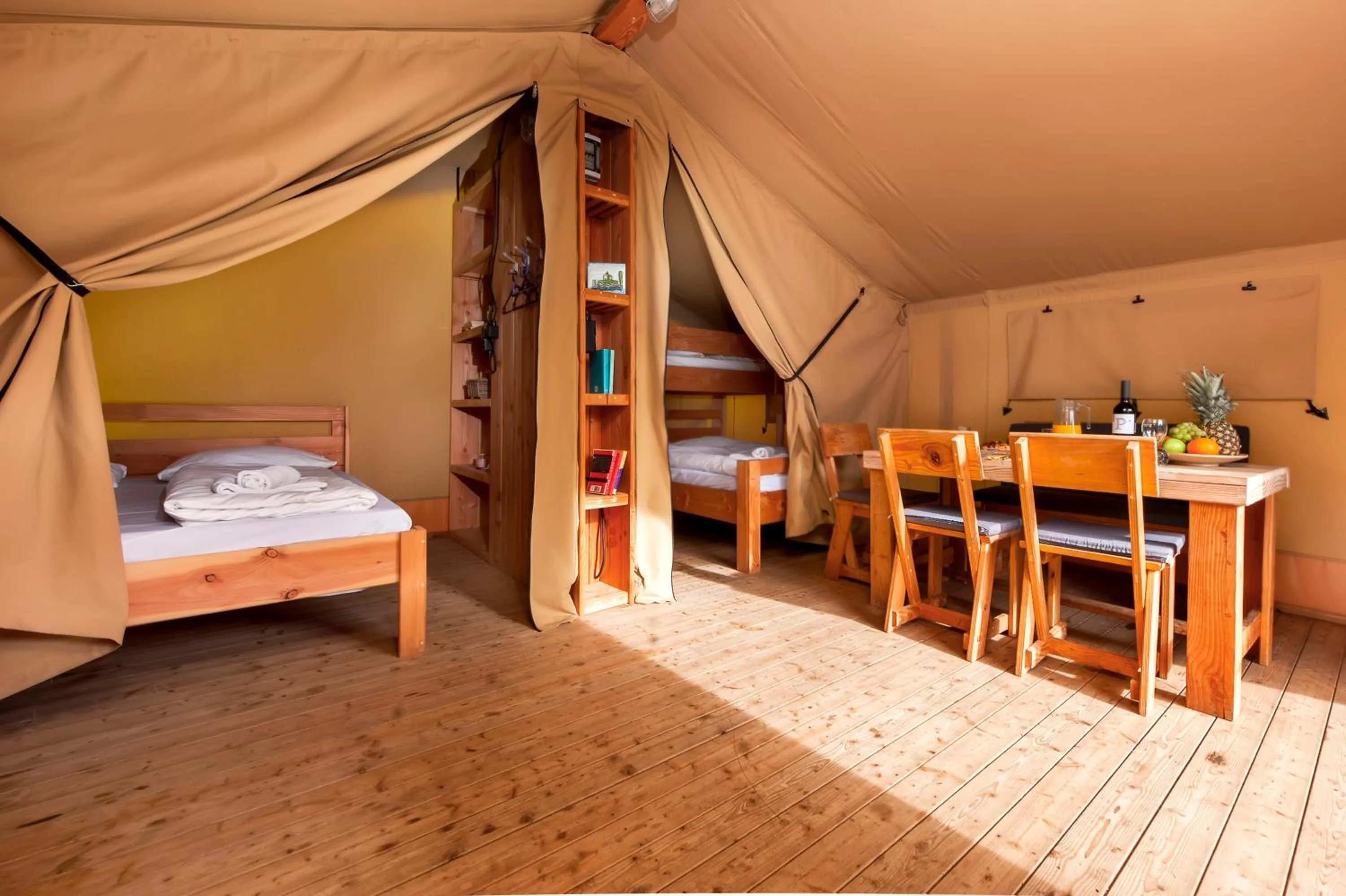 Photo of the whole room, Bed in Glamping and Mobile Homes Lavanda - Holiday Centre Bi VIllage