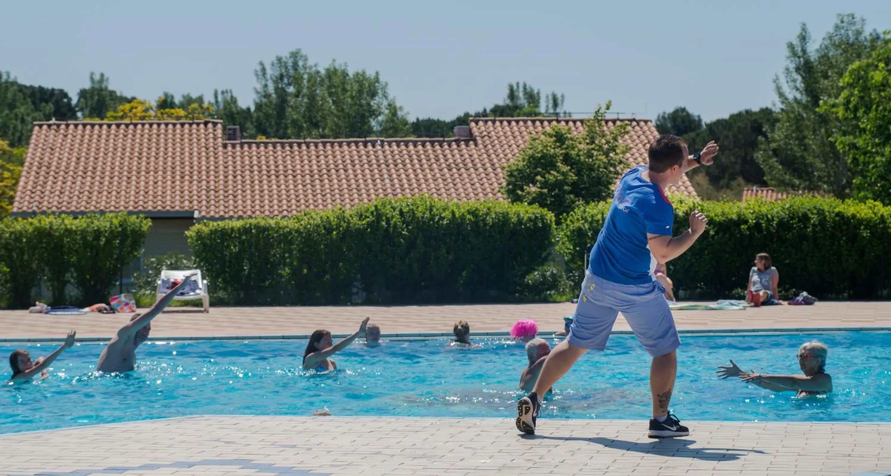 People in Glamping and Mobile Homes Lavanda - Holiday Centre Bi VIllage
