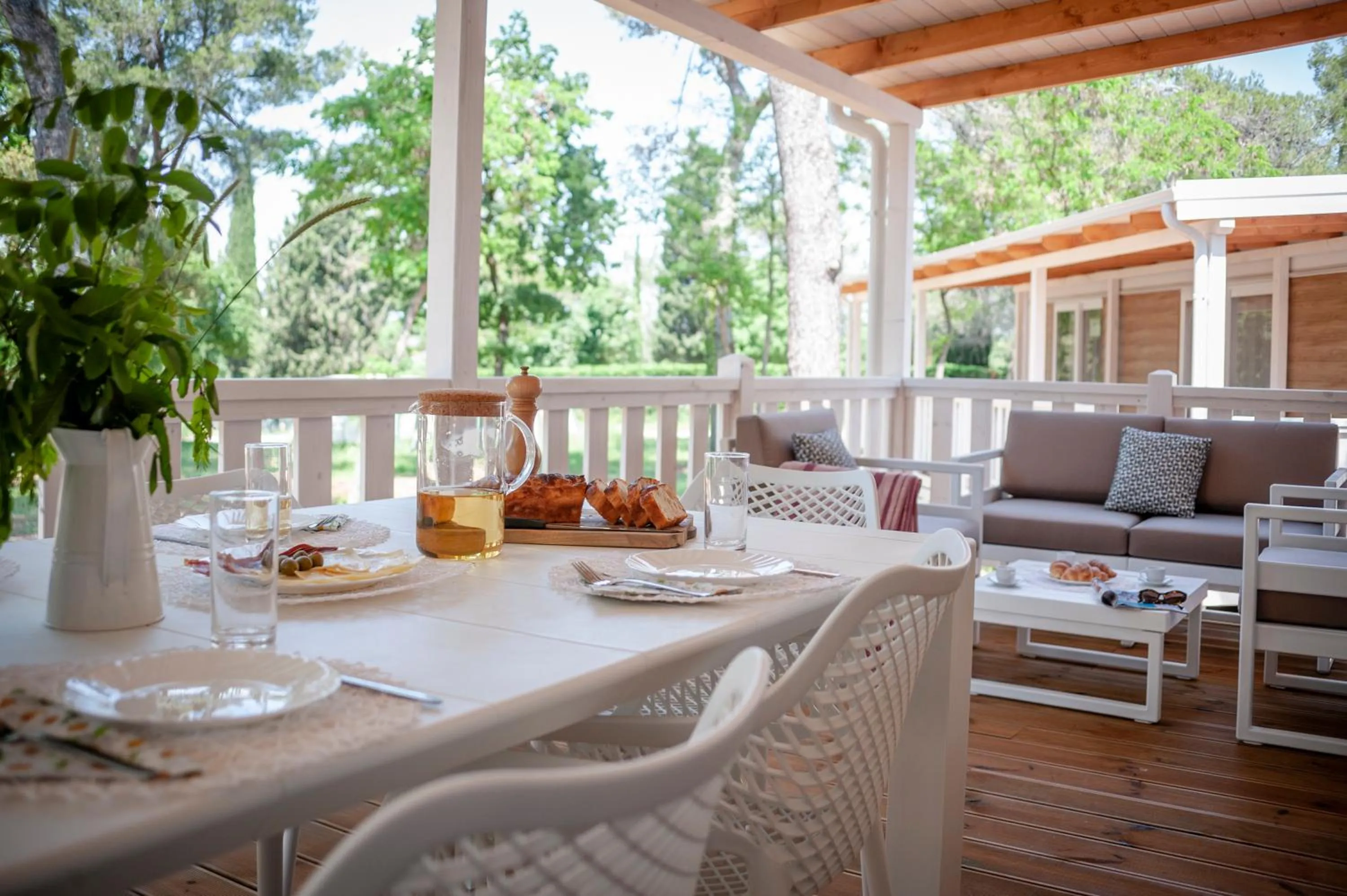 Garden in Glamping and Mobile Homes Lavanda - Holiday Centre Bi VIllage