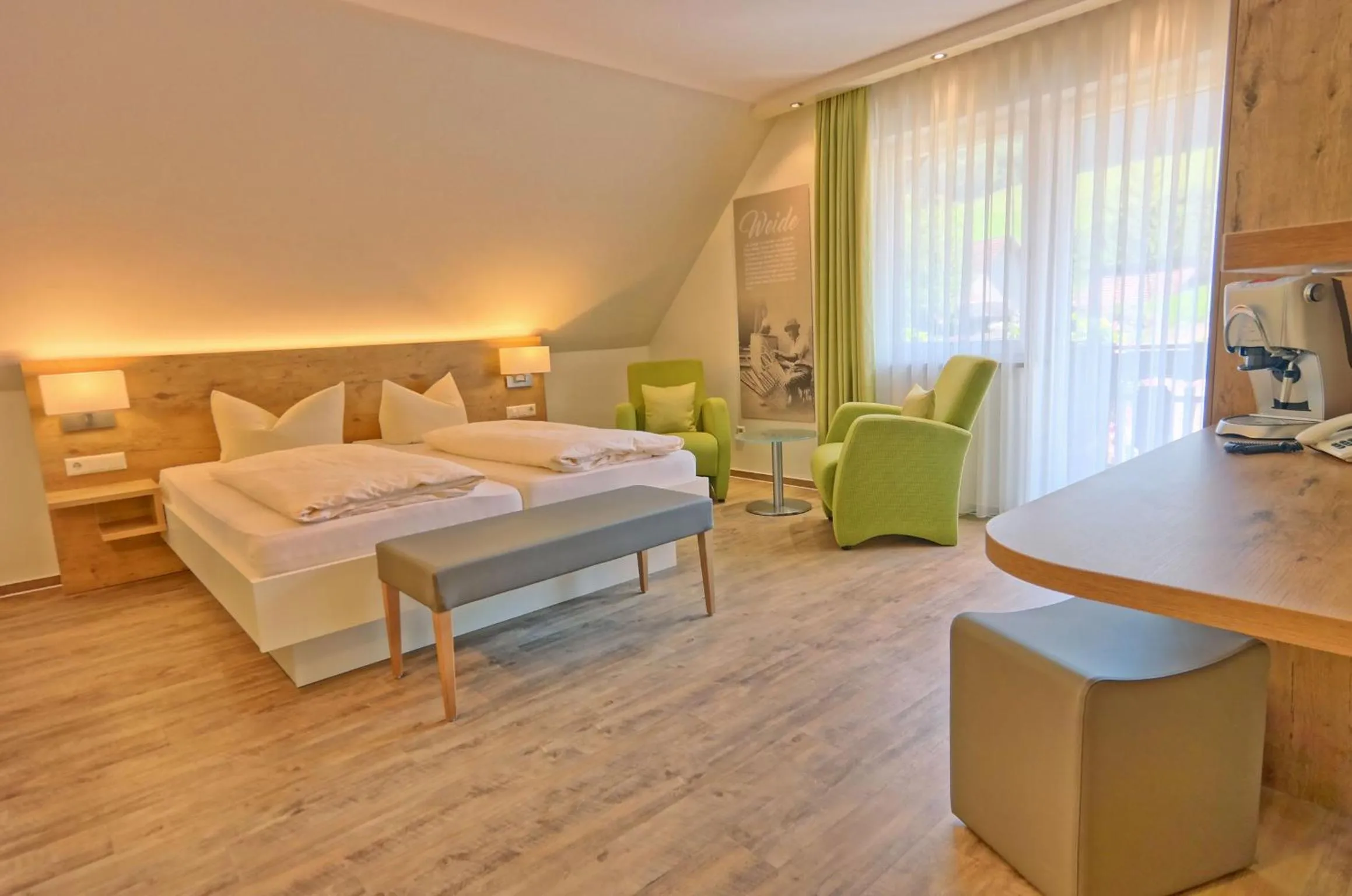Bed in Hotel Garni Bergblick