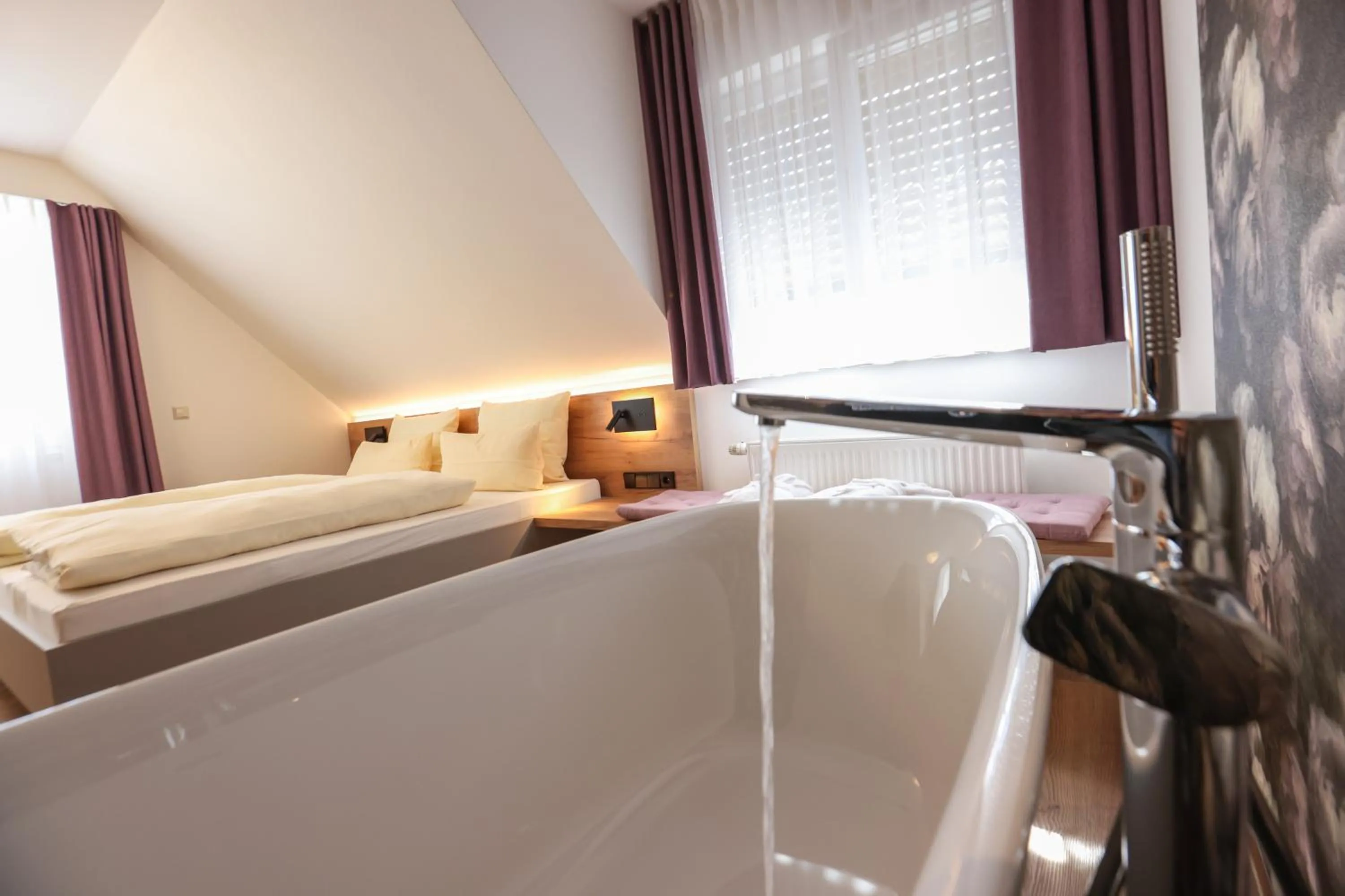 Bed in Hotel Garni Bergblick