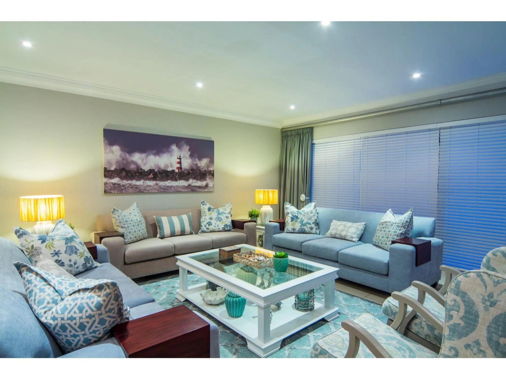 Living room in The Hamptons Guest House