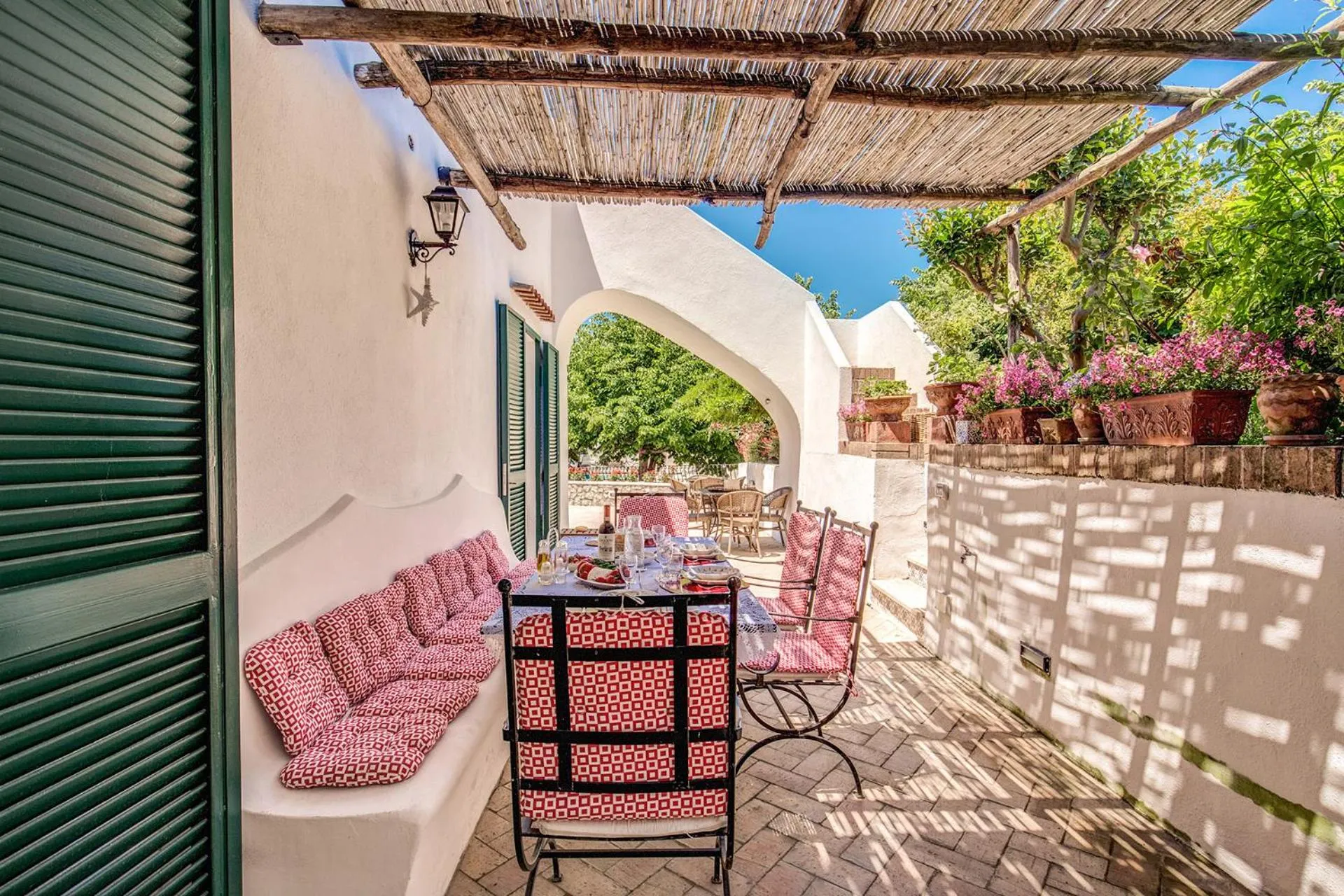 Patio in B&B "i Magi"