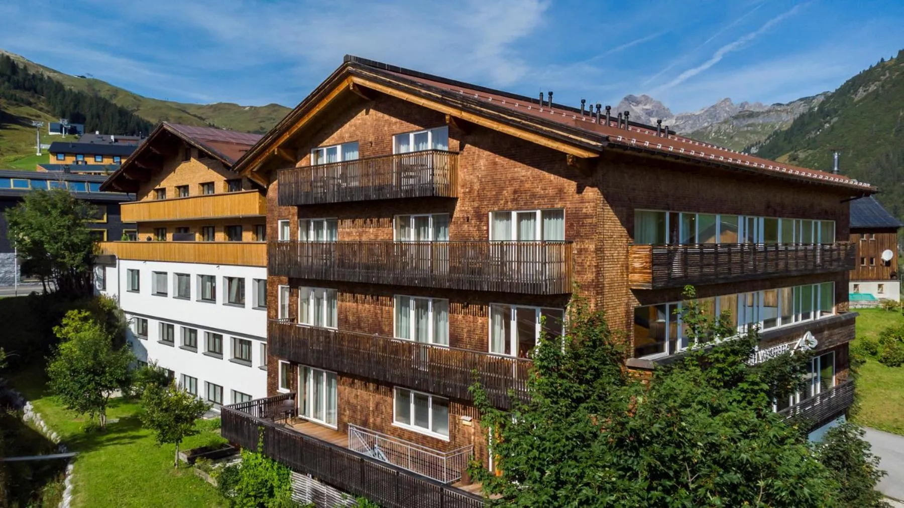 Property building in Hotel Walserberg
