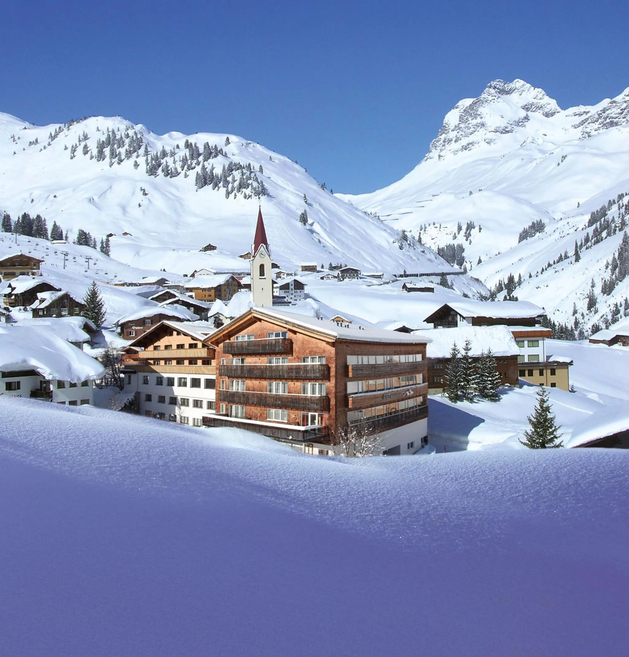 Property building in Hotel Walserberg