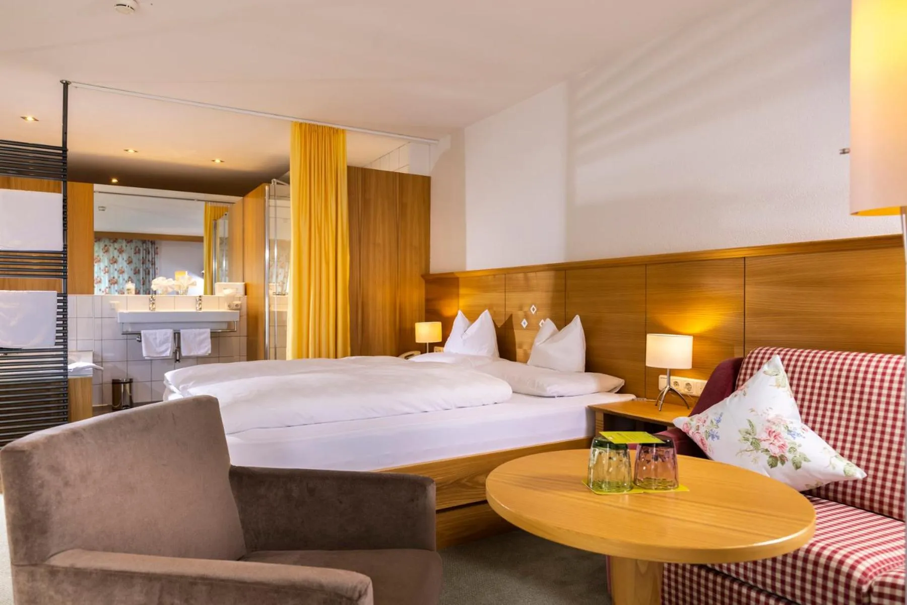 Bed in Hotel Walserberg