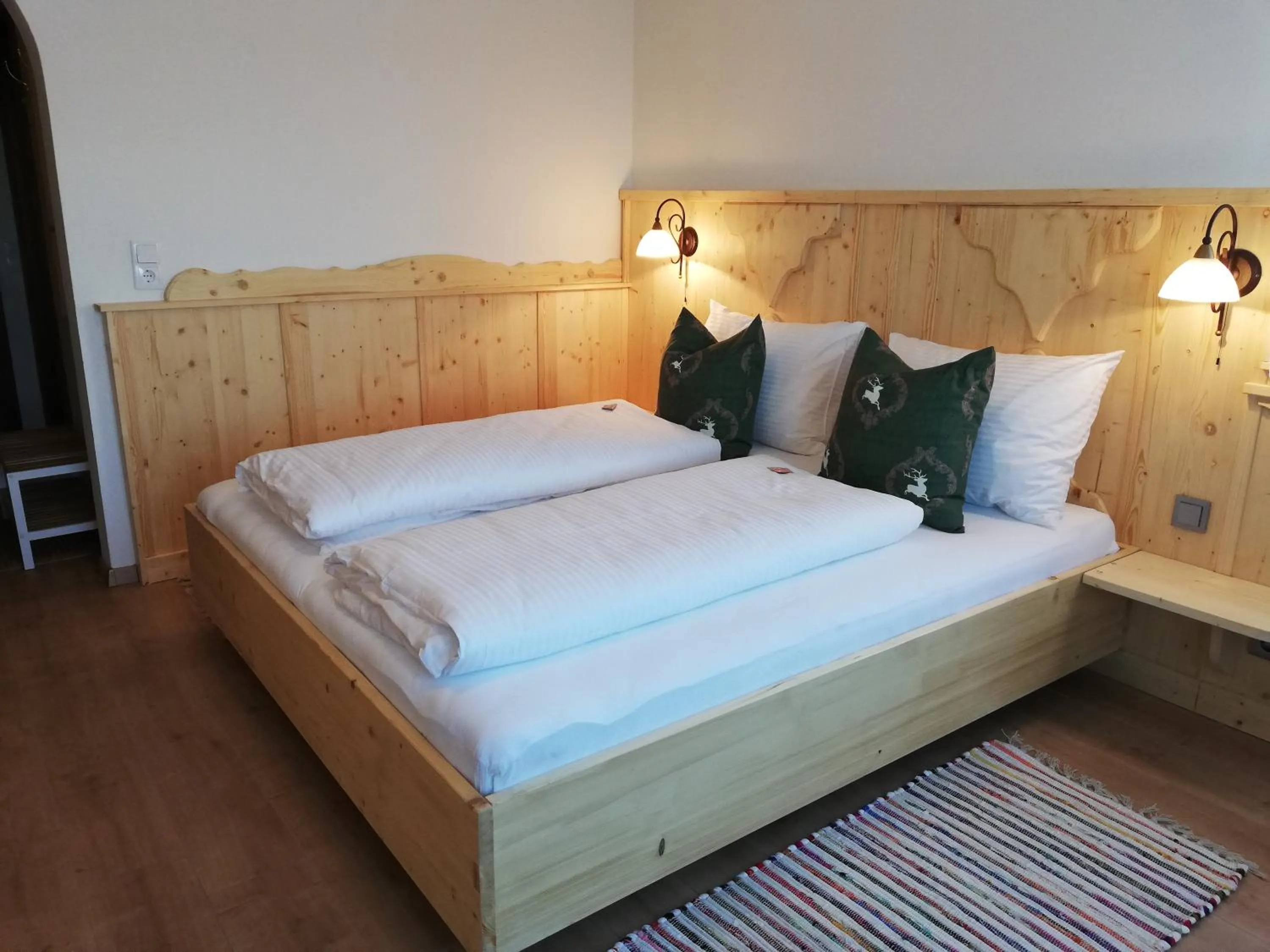 Bedroom, Bed in Gasthof Stauder