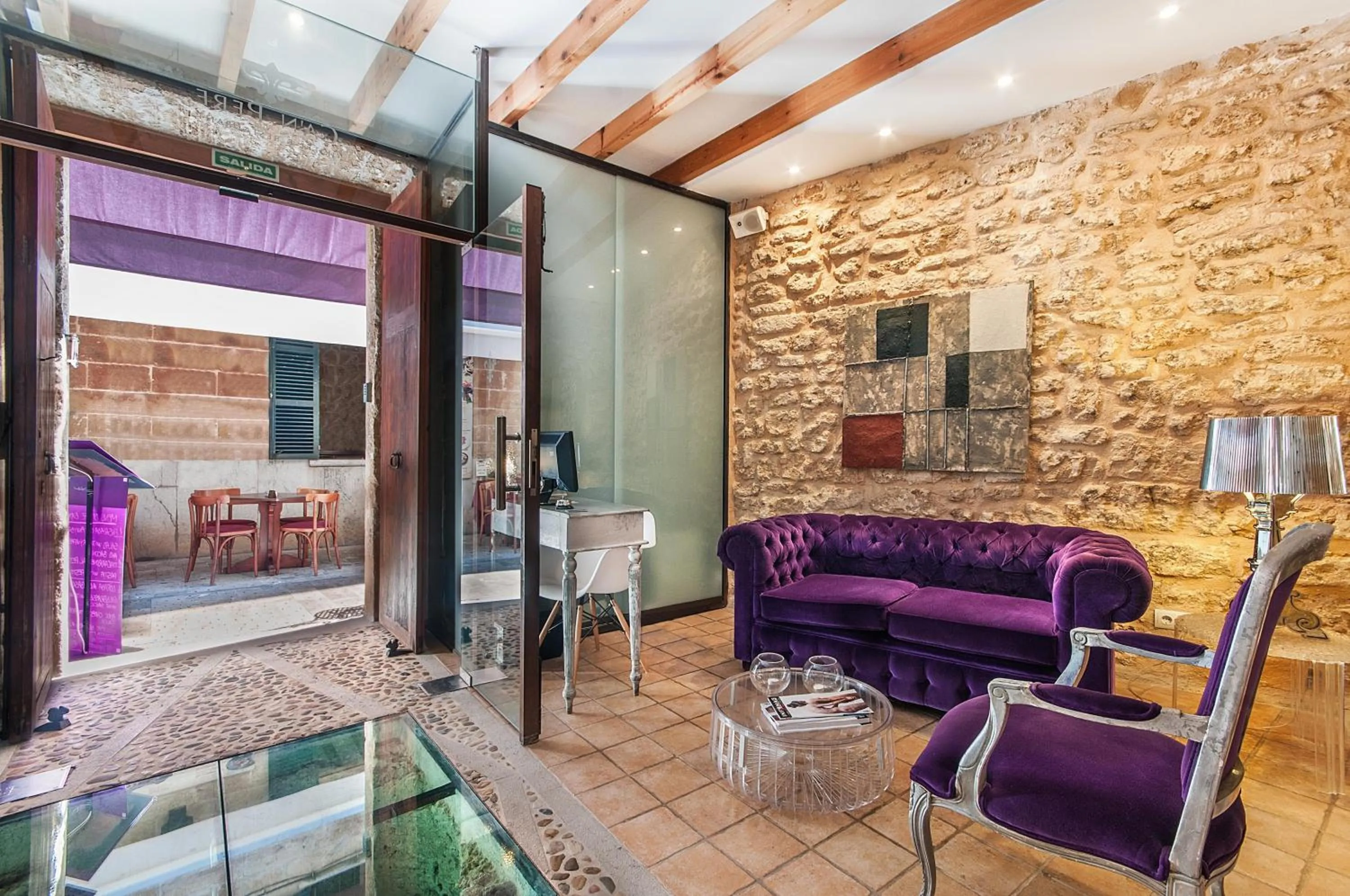 Lobby or reception in Ca´n Pere