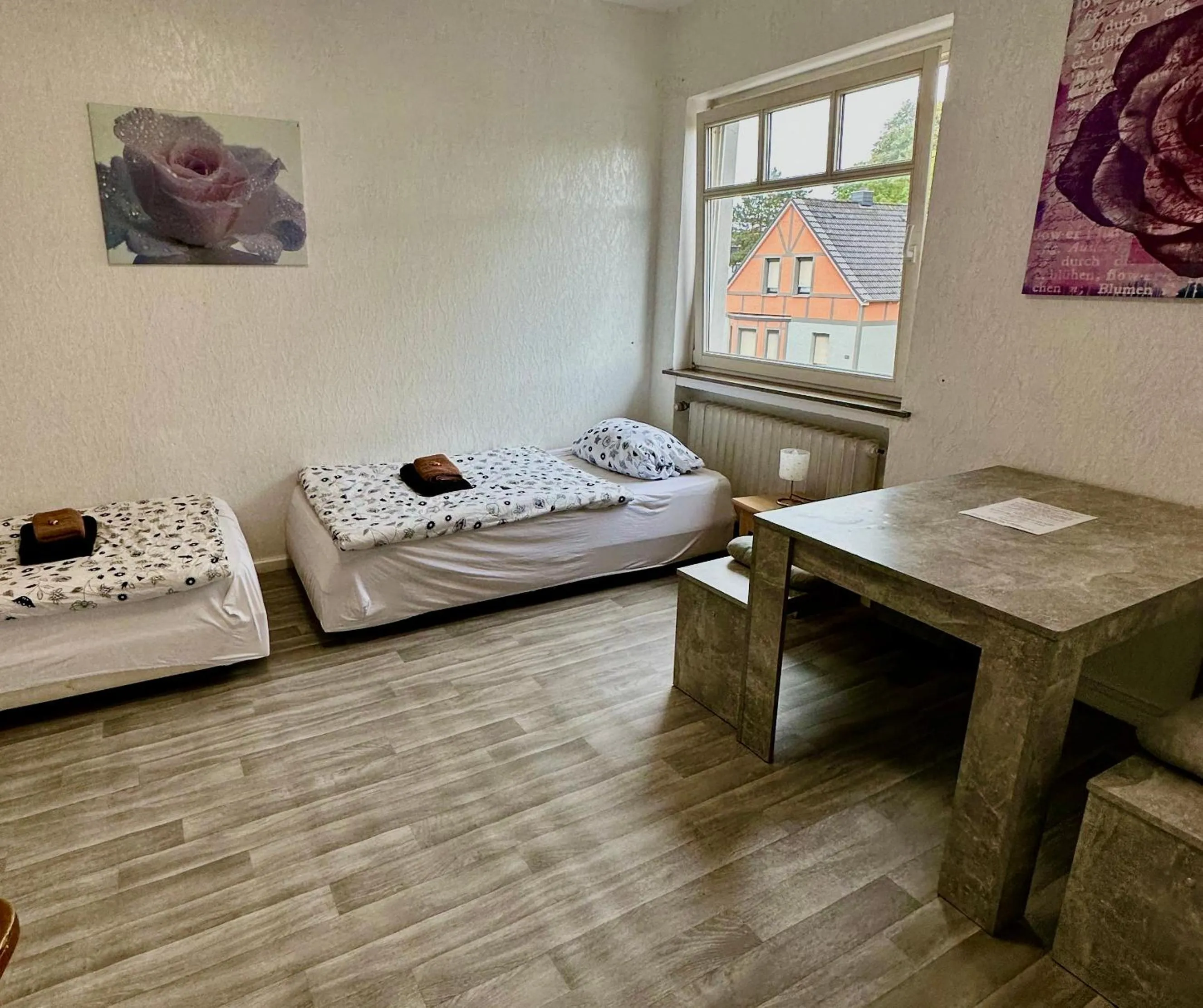 Bed in Pension Zum Burggrafen