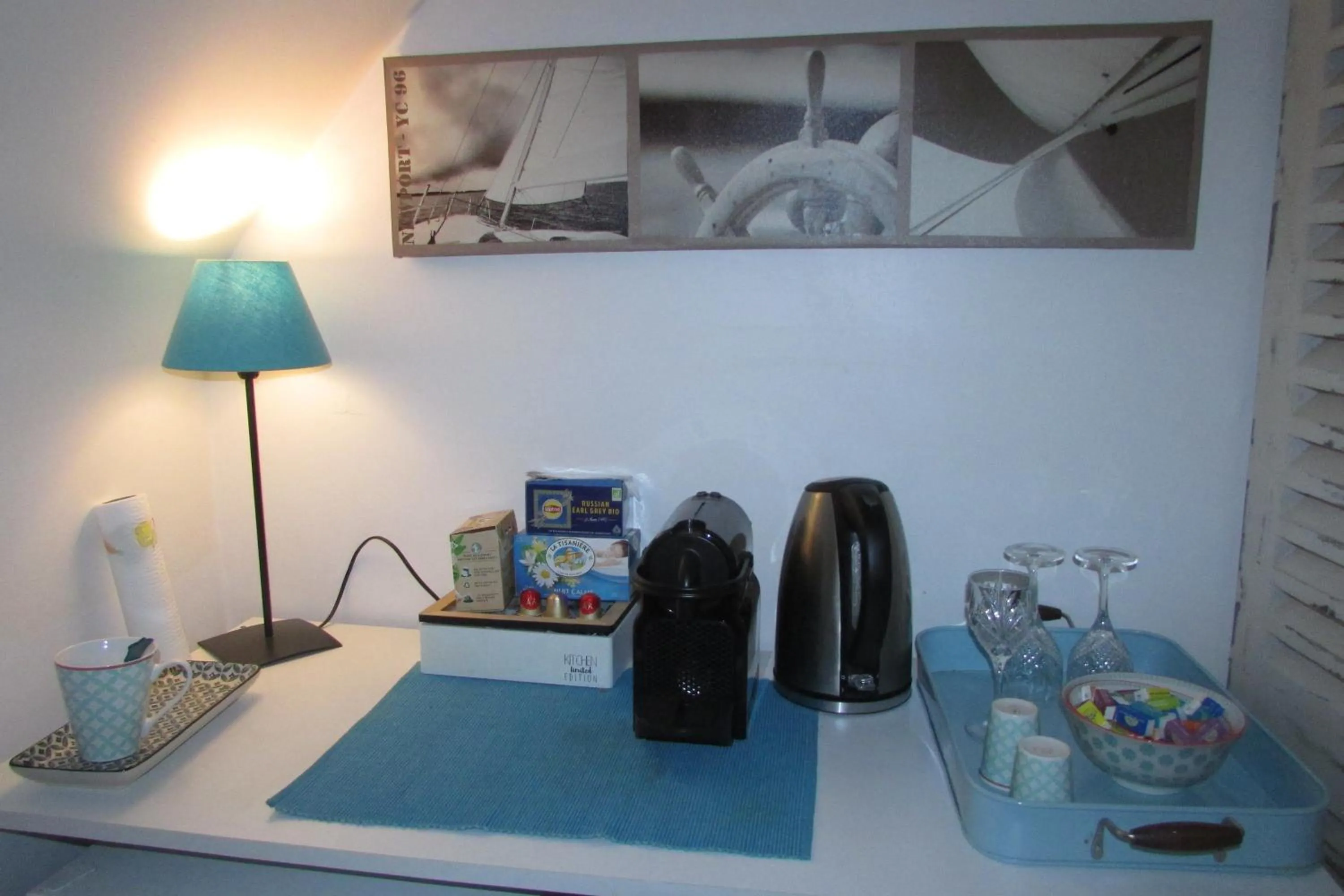 Kitchen or kitchenette in L'Agapanthe