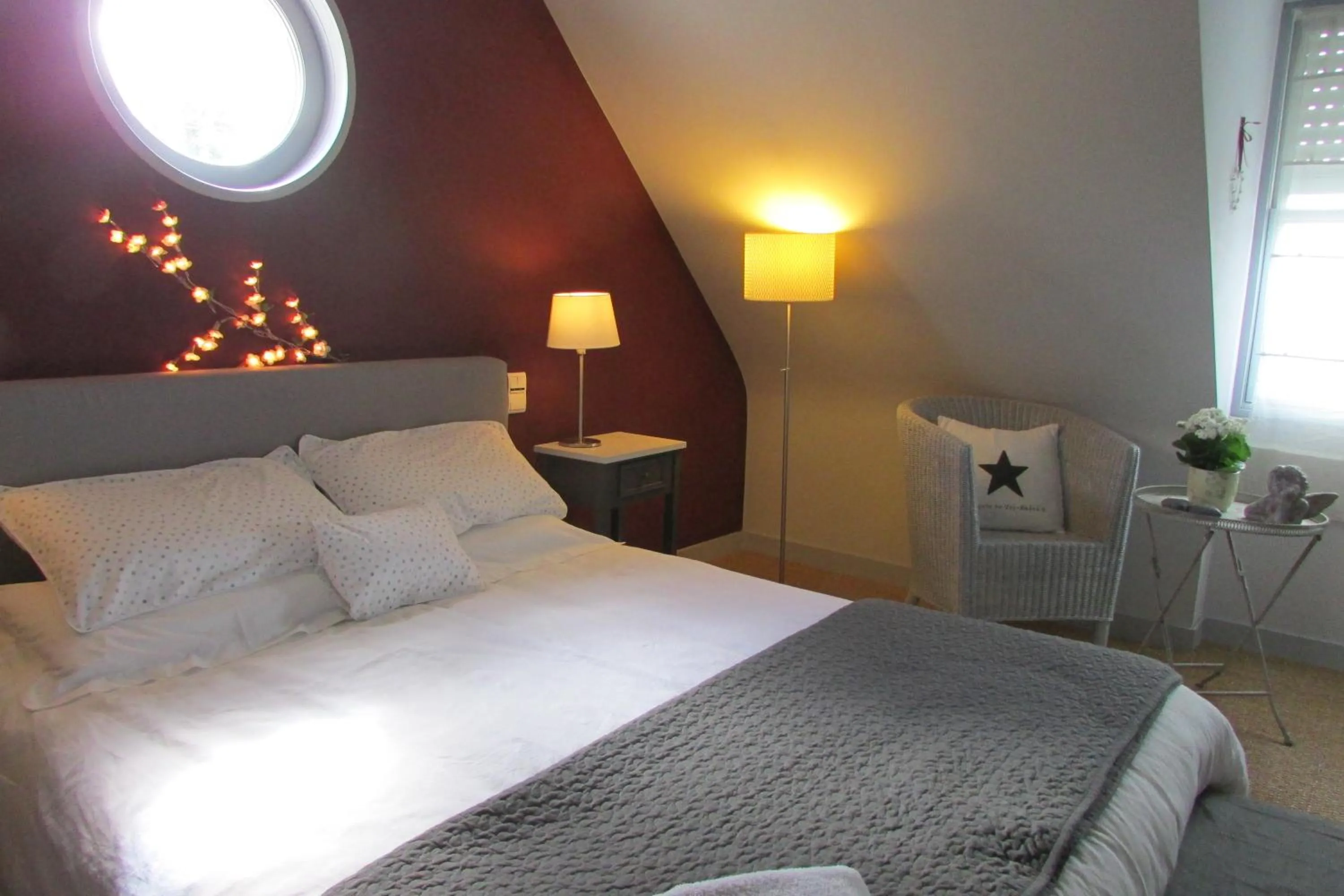 Bedroom, Bed in L'Agapanthe